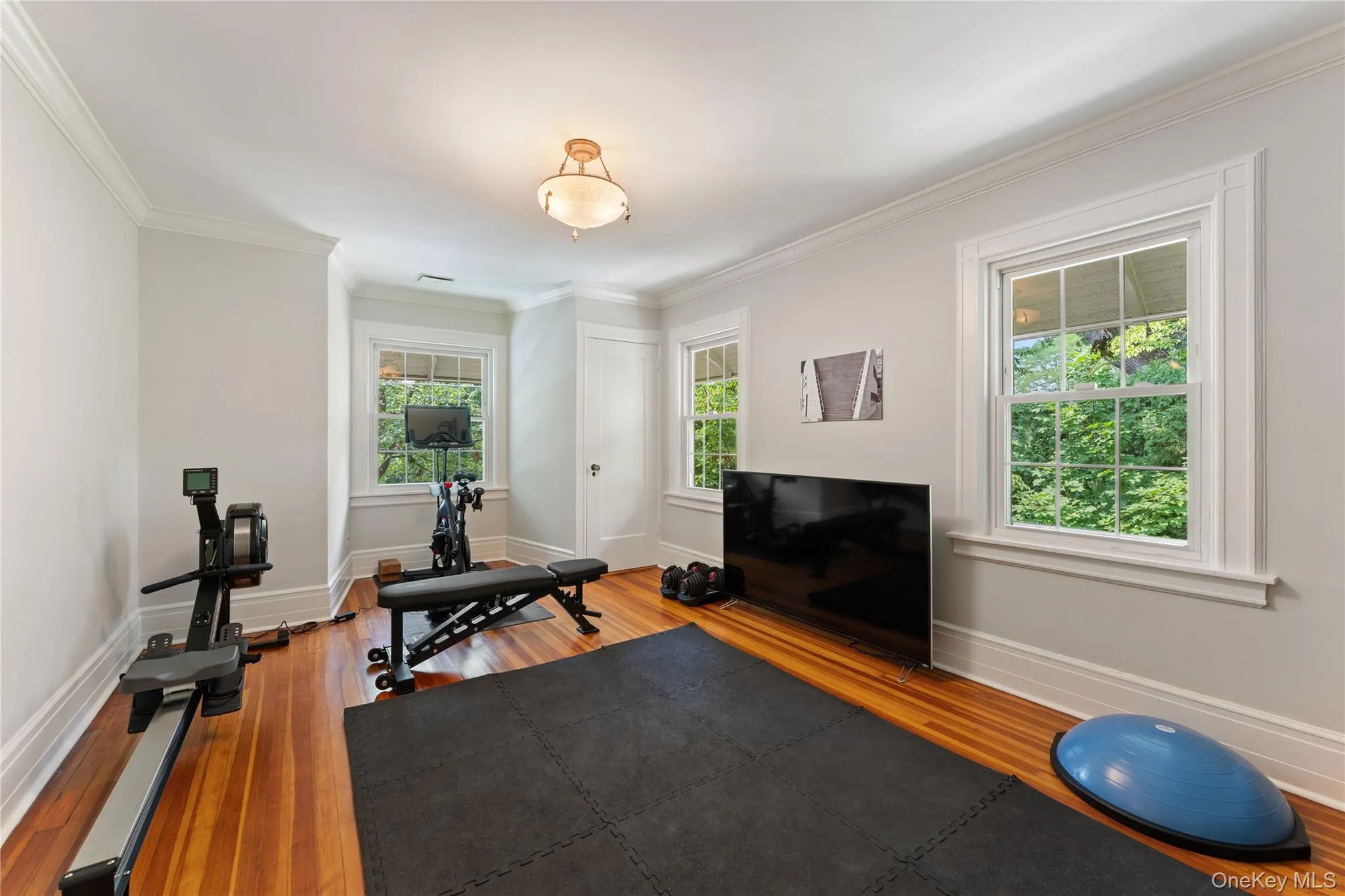 This is the second level bedroom with full ensuite bathroom that is being used as a gym. This is the second level bedroom with full ensuite bathroom that is being used as a gym.