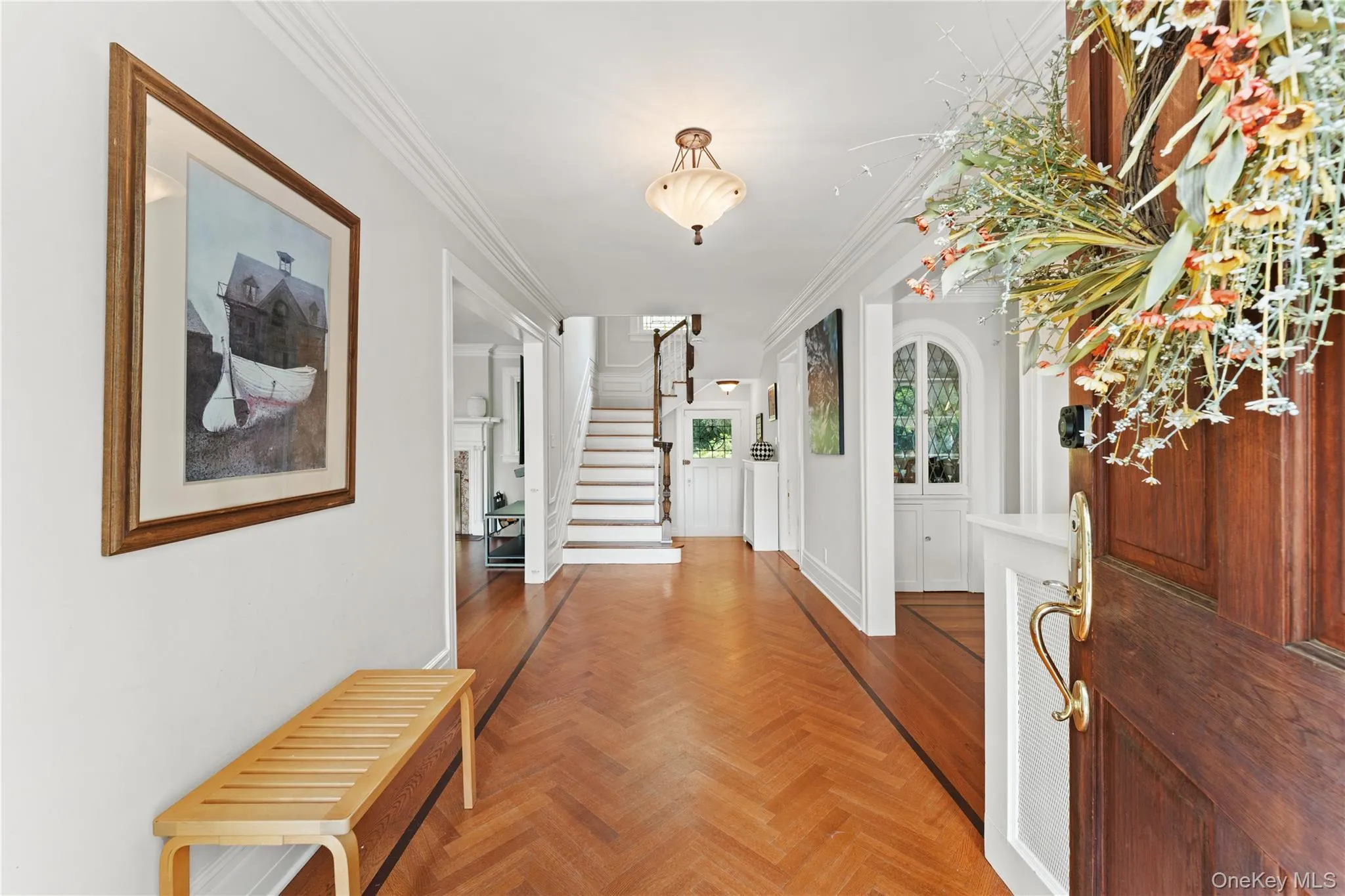 This exceptional 6 bedroom colonial features gorgeous herringbone floors. This exceptional 6 bedroom colonial features gorgeous herringbone floors.