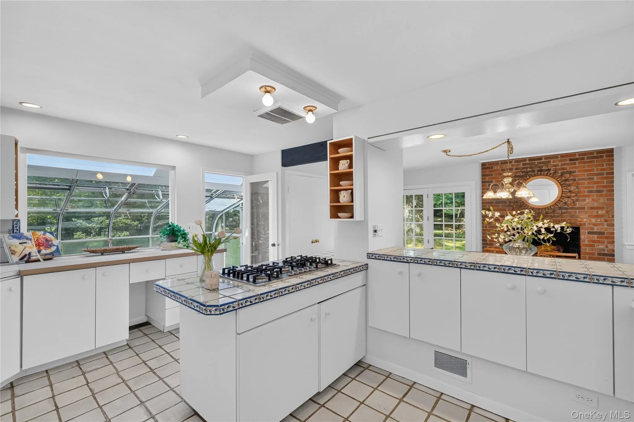 Kitchen with pass-through to dining room Kitchen with pass-through to dining room