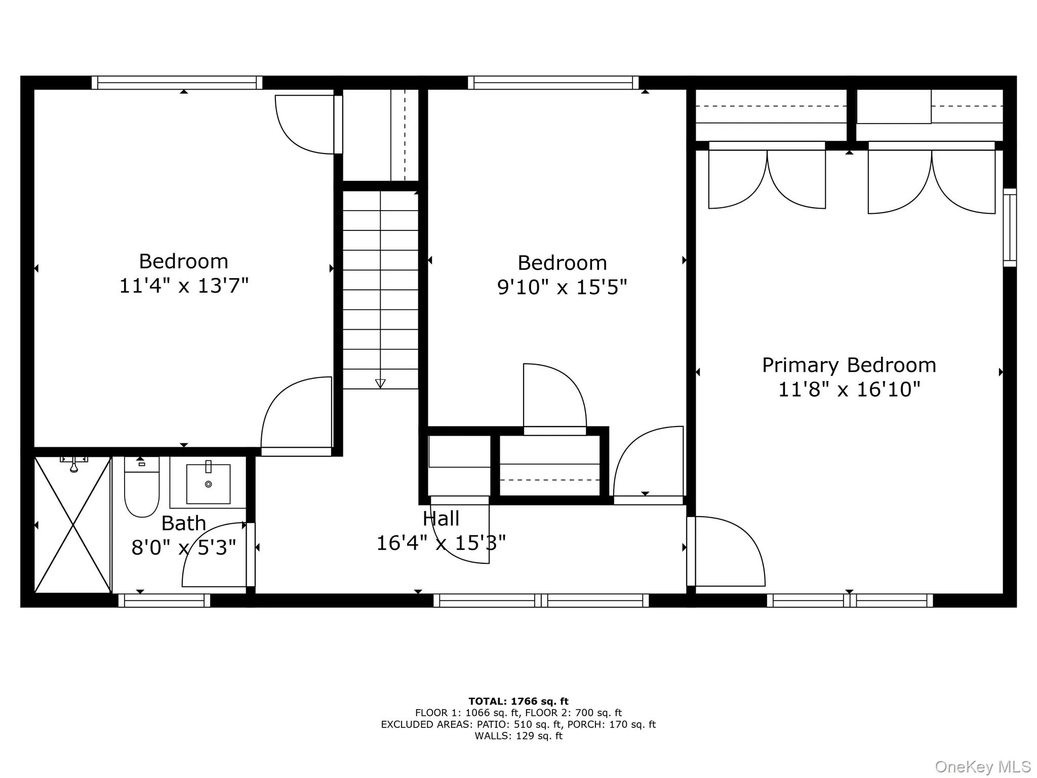 Second floor layout Second floor layout
