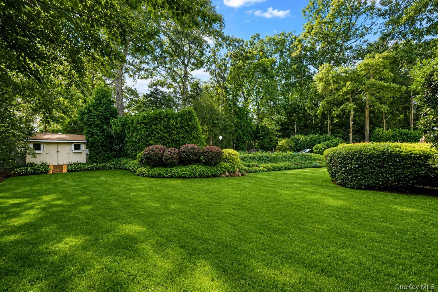 Meticulously landspaced, fenced Meticulously landspaced, fenced