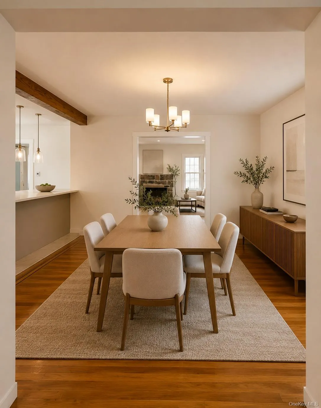 The dining area has been virtually staged to better showcase its potential and help buyers envision the space. The dining area has been virtually staged to better showcase its potential and help buyers envision the space.