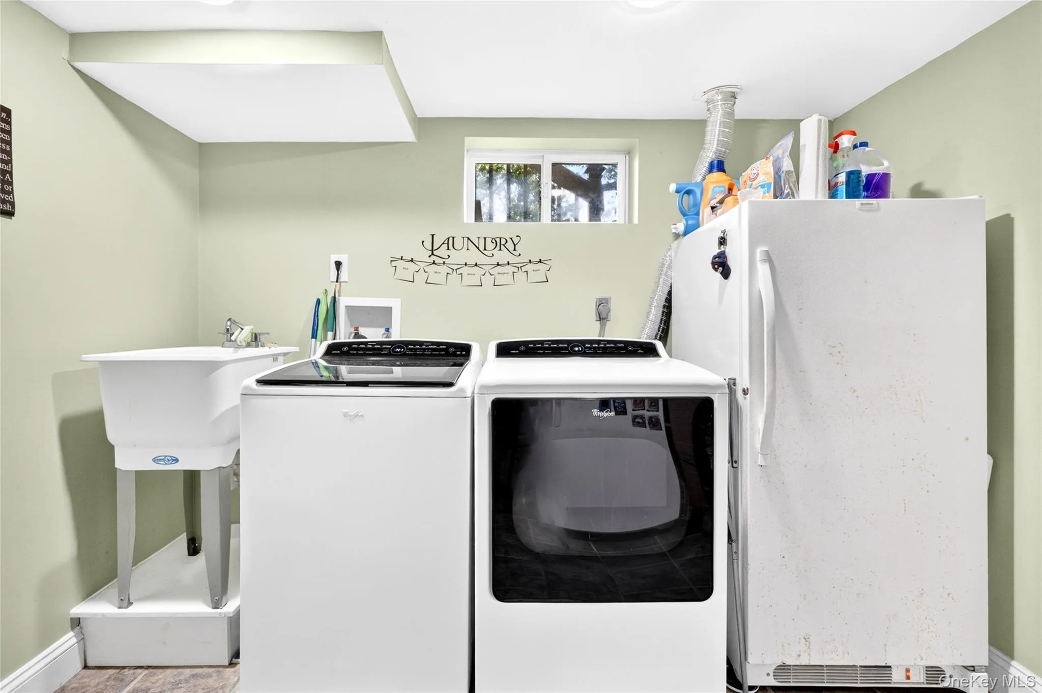 Laundry in Basement Laundry in Basement
