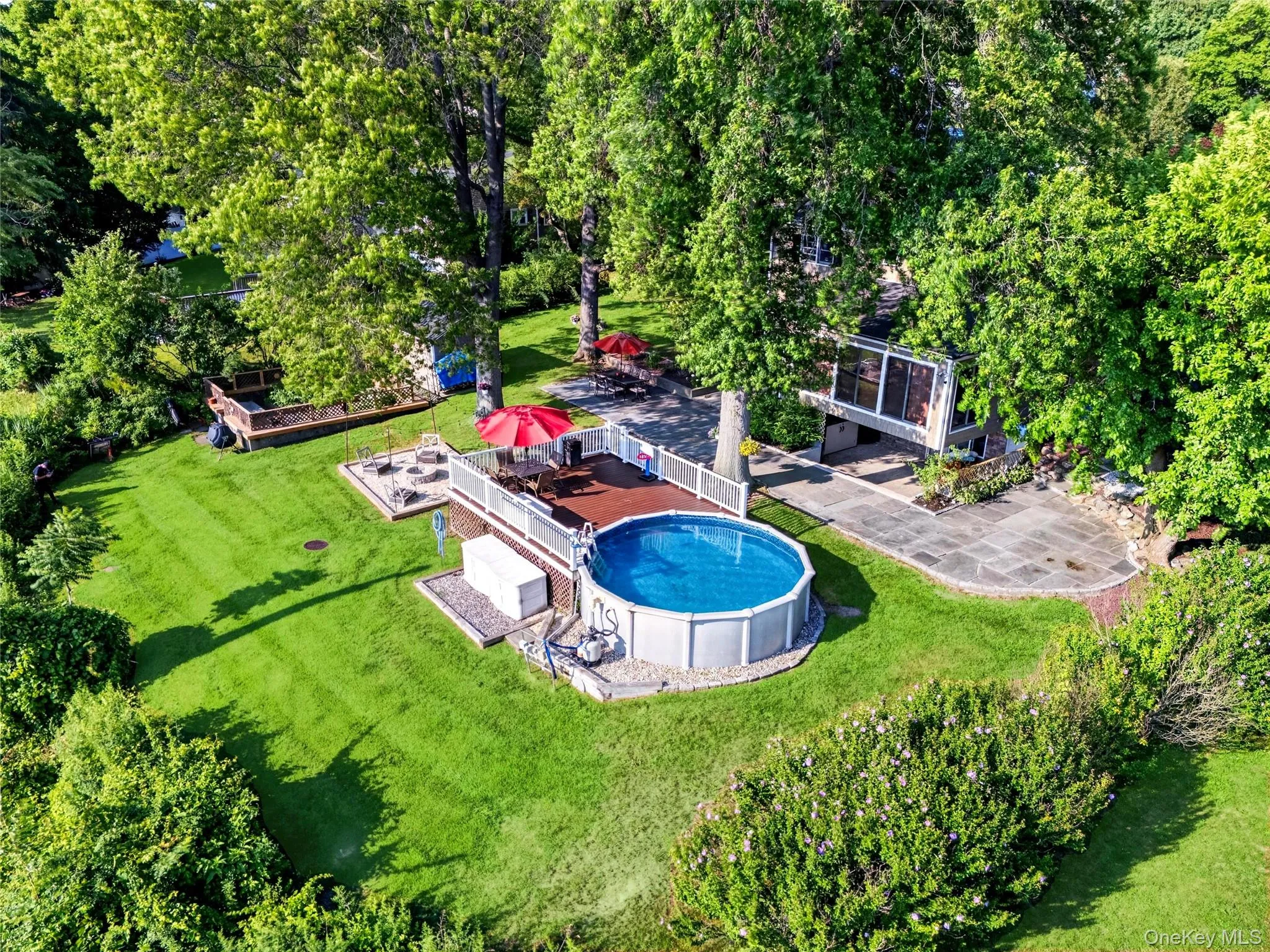 Aerial Pool View Aerial Pool View