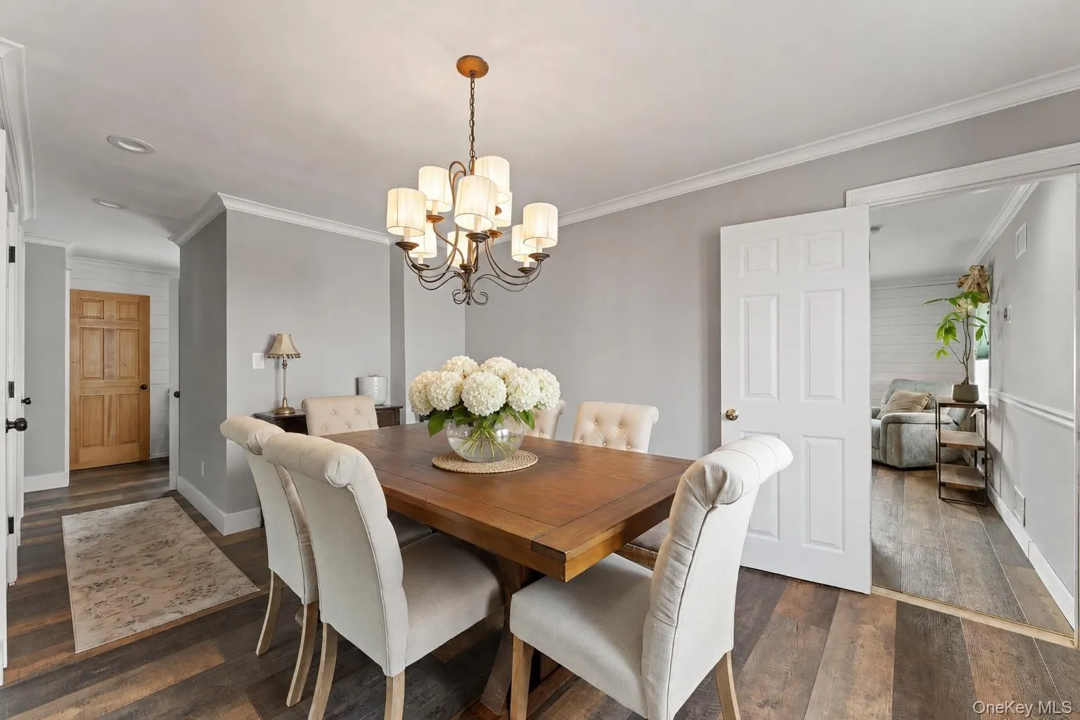 Formal Dining Room with access into the Family Room Formal Dining Room with access into the Family Room