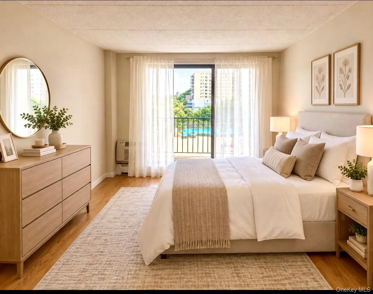 Master bedroom virtually staged. Master bedroom virtually staged.