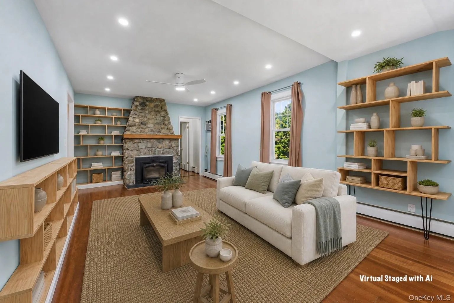 Ai staged living room Ai staged living room