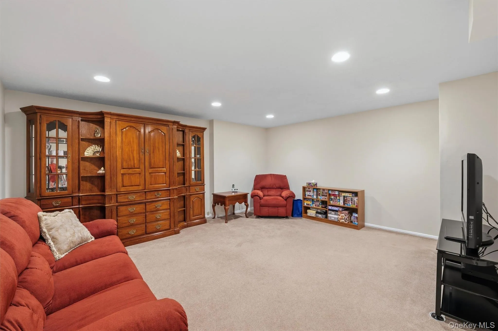 Lower level creation room. Lower level creation room.
