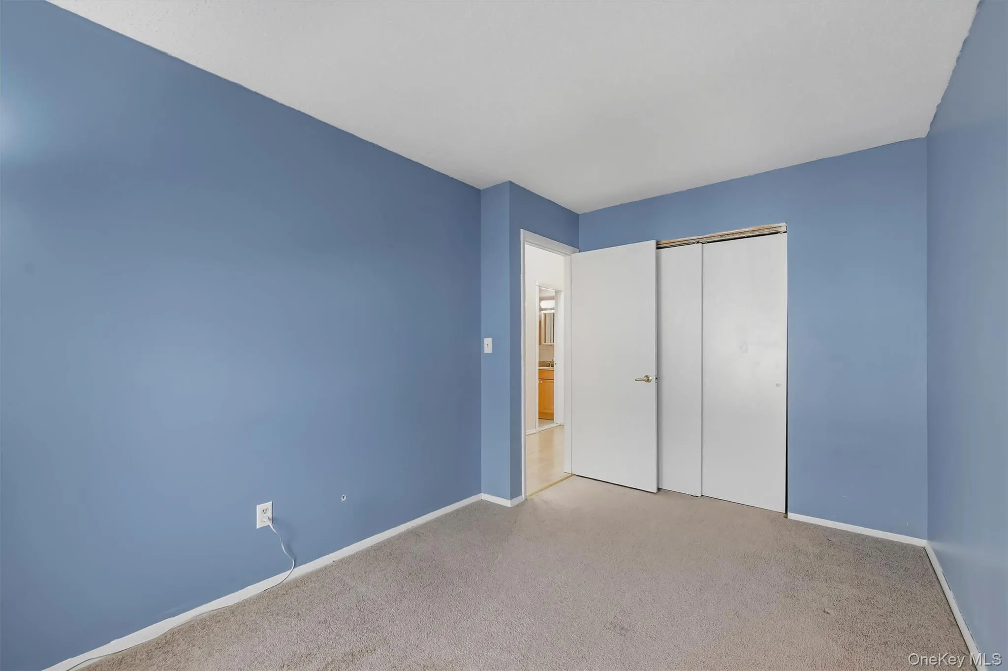 There is a double door closet in this bedroom. There is a double door closet in this bedroom.