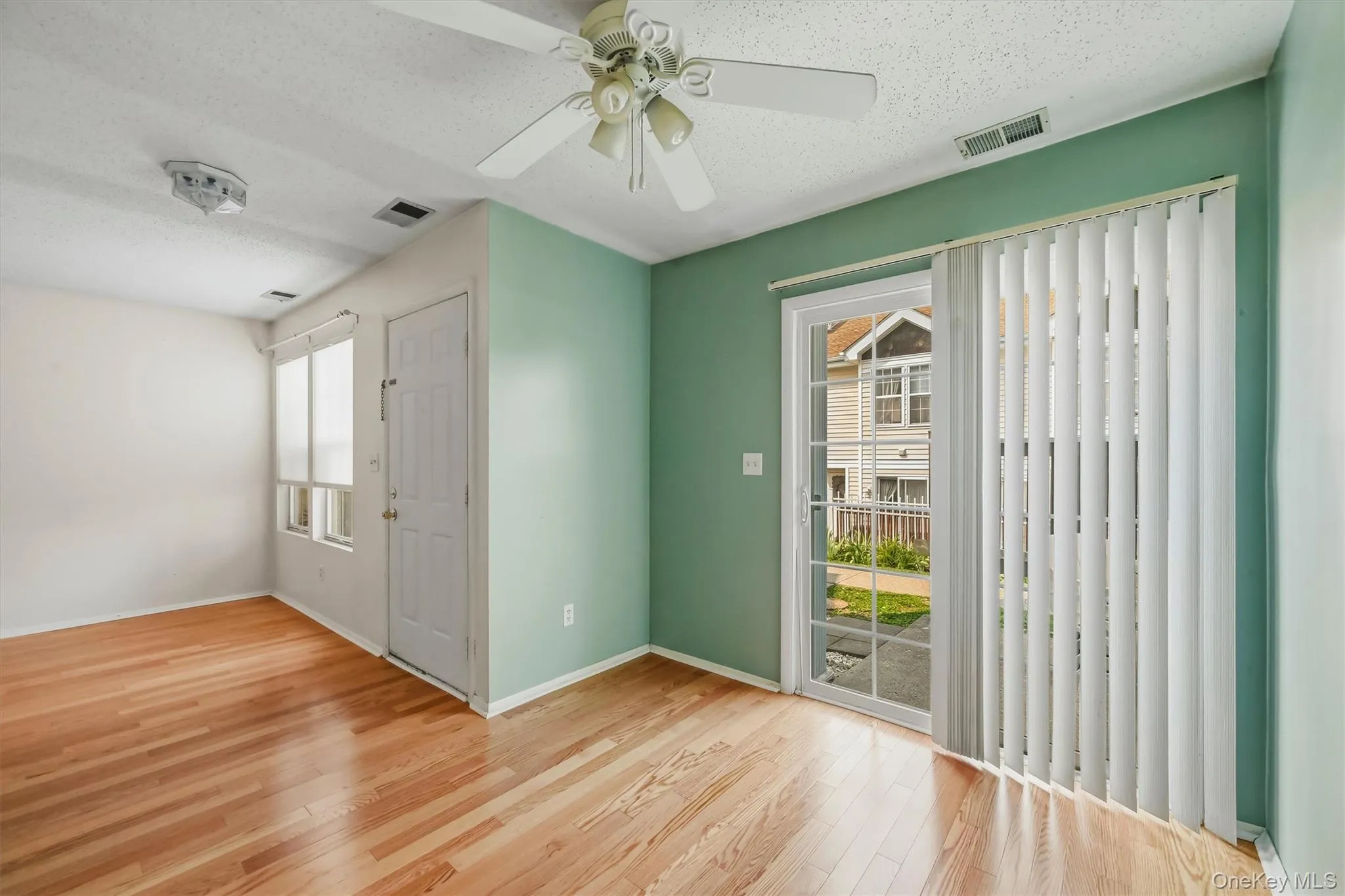There is central air as well as ceiling fans. There is central air as well as ceiling fans.