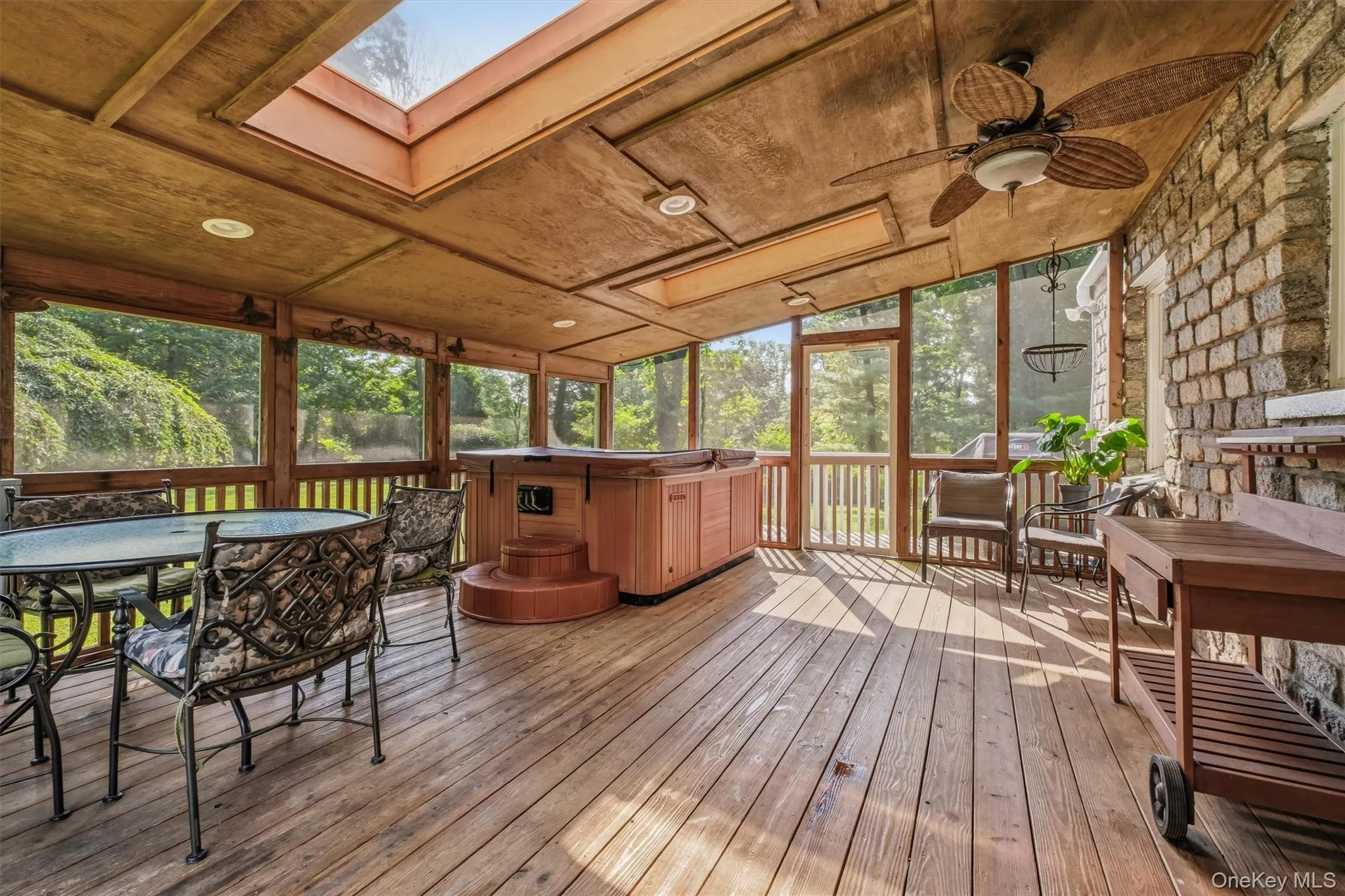 Covered porch. Covered porch.