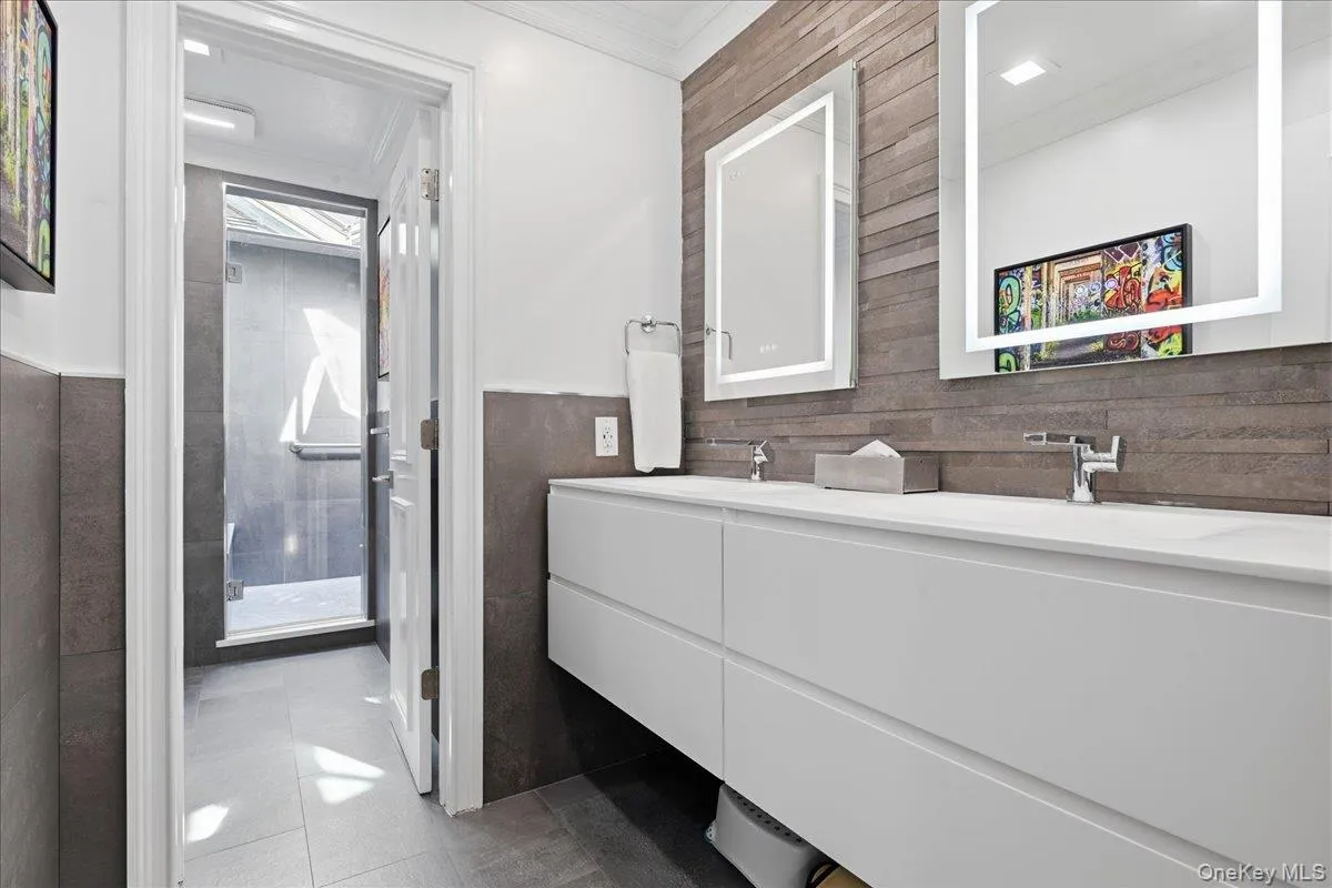 hall full bath with walk-in shower hall full bath with walk-in shower