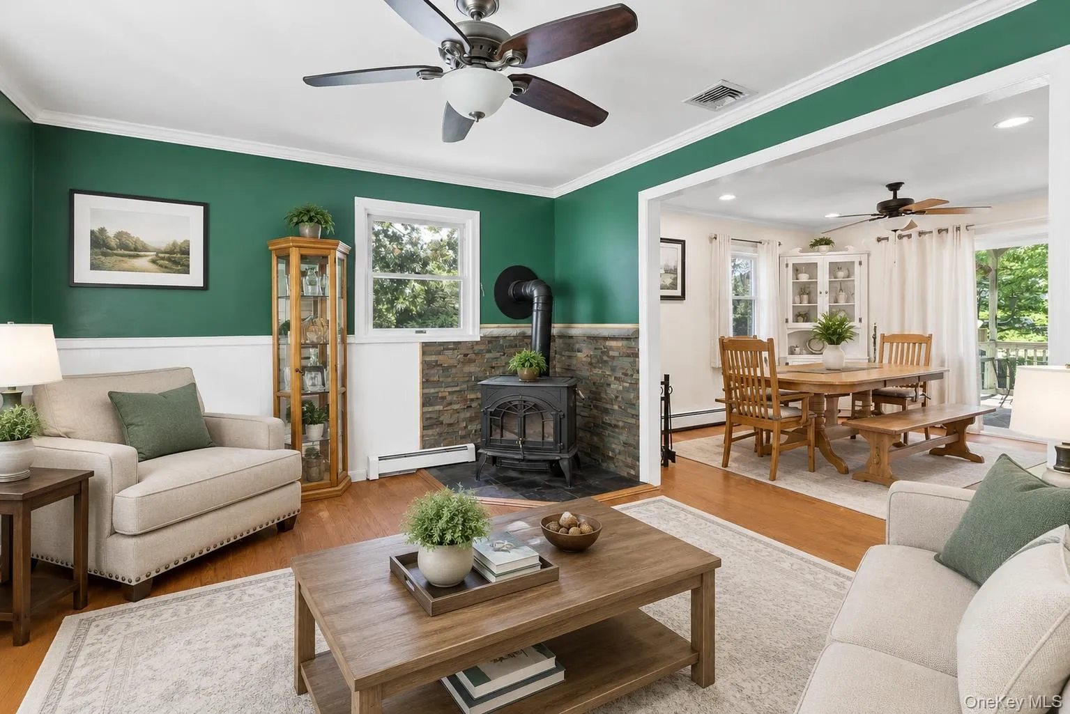 Virtually Staged Living Room/Dining Area Virtually Staged Living Room/Dining Area