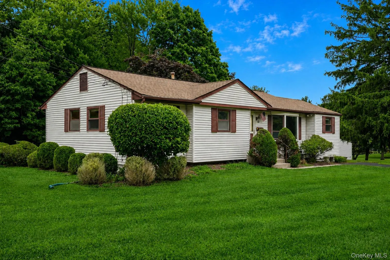 Situated on almost a half acre of lovely, lush property Situated on almost a half acre of lovely, lush property