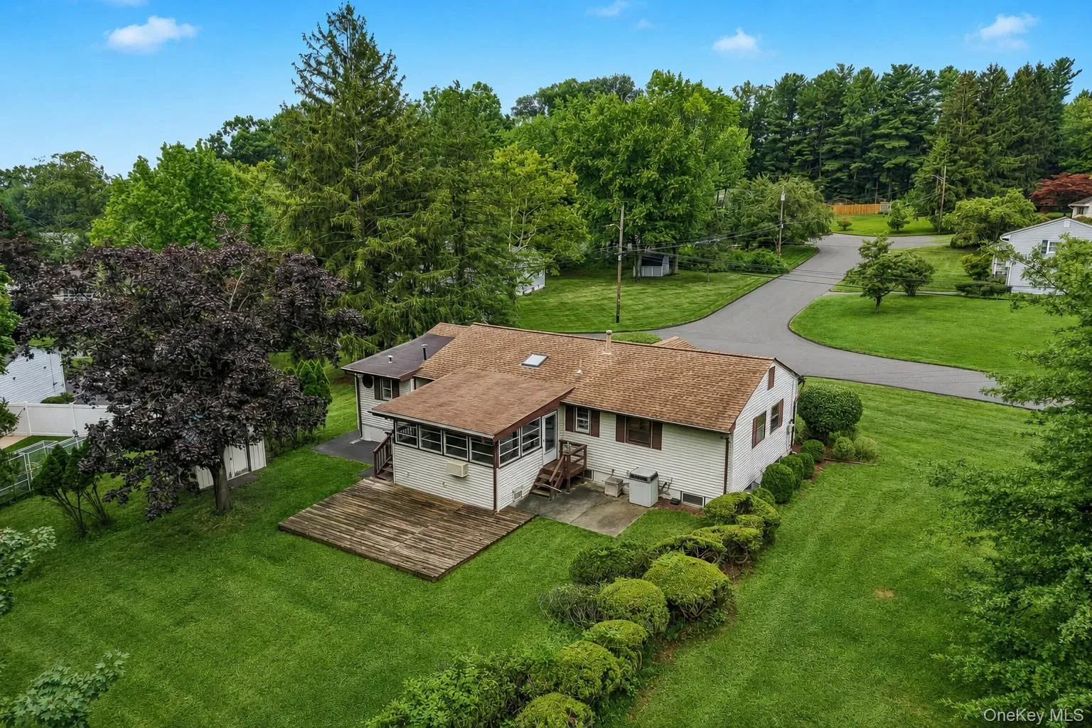 Home is situated on a quiet neighborhood street Home is situated on a quiet neighborhood street
