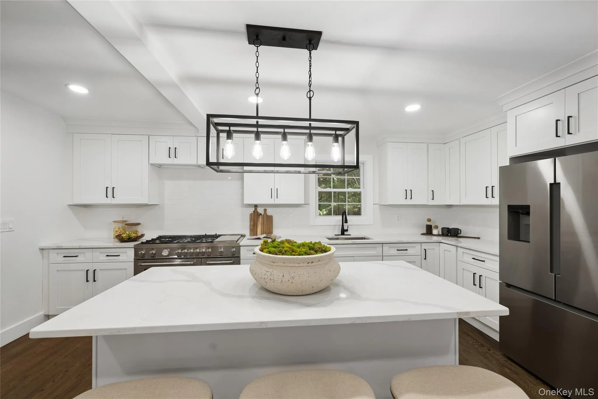 Kitchen with all new lighting Kitchen with all new lighting