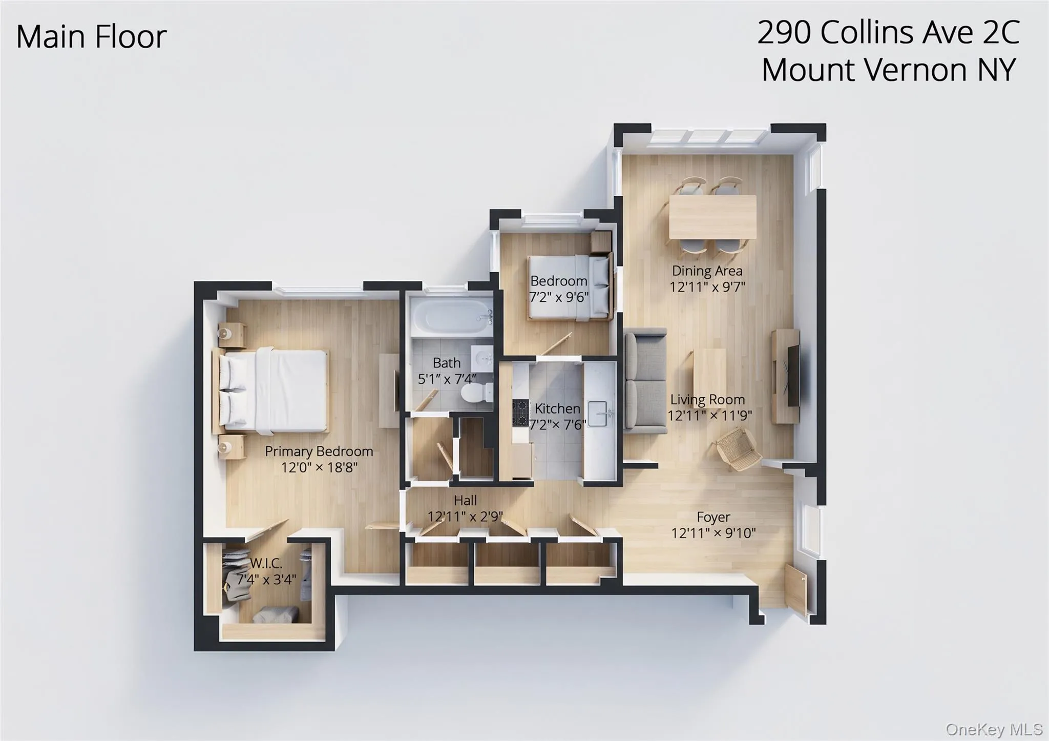 Plenty of Space at 290 Collins Ave Apt 2C Plenty of Space at 290 Collins Ave Apt 2C