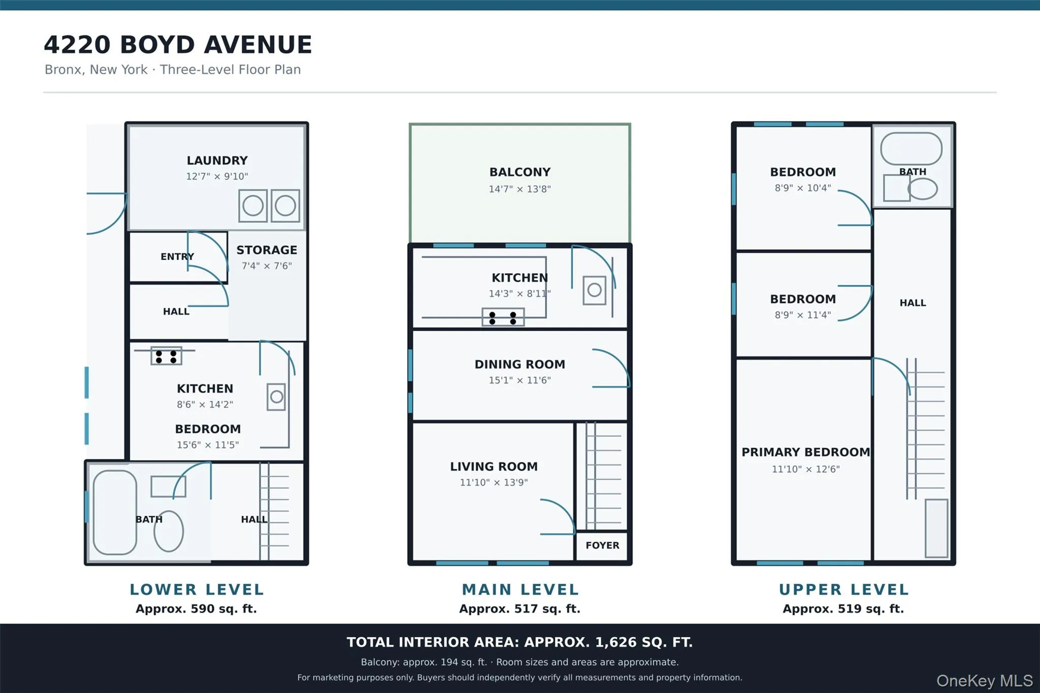 4220 Boyd Avenue, New York, NY, 3 Bedrooms Bedrooms, 8 Rooms Rooms,2 BathroomsBathrooms,Residential,For Rent,Boyd,0,1028339 4220 Boyd Avenue, New York, NY, 3 Bedrooms Bedrooms, 8 Rooms Rooms,2 BathroomsBathrooms,Residential,For Rent,Boyd,0,1028339
