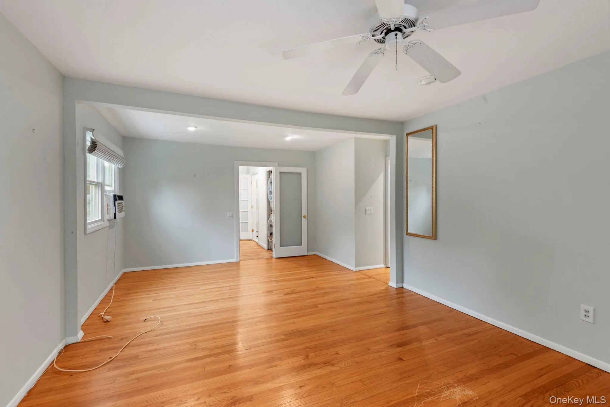 Primary suite includes hall with laundry and private ensuite bathroom and walk-in closet - easy living! Primary suite includes hall with laundry and private ensuite bathroom and walk-in closet - easy living!