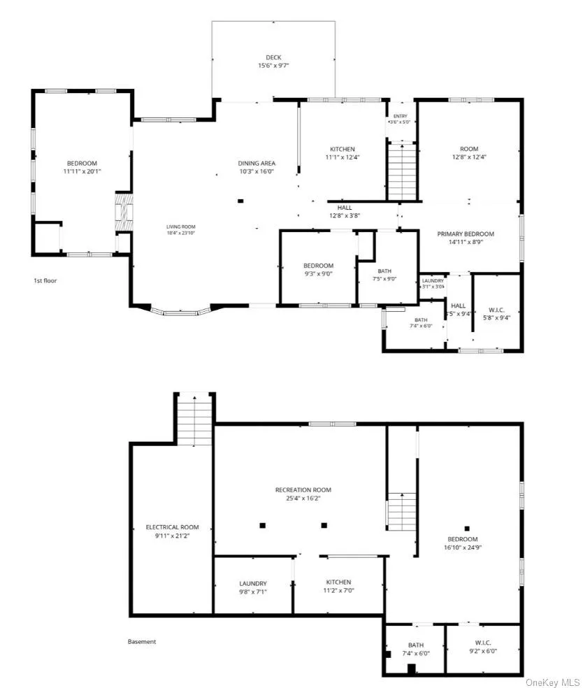 Basement and 1st Floor Basement and 1st Floor