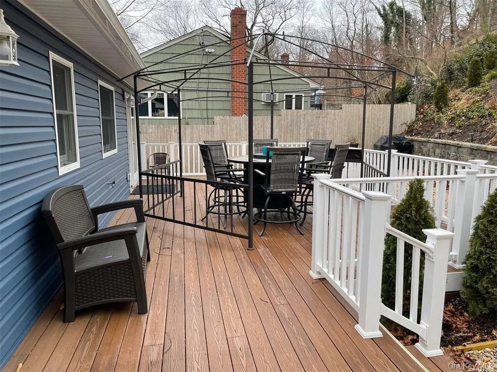 Deck... Home faces West so Backyard has Shade in Mid to Late Afternoons Deck... Home faces West so Backyard has Shade in Mid to Late Afternoons