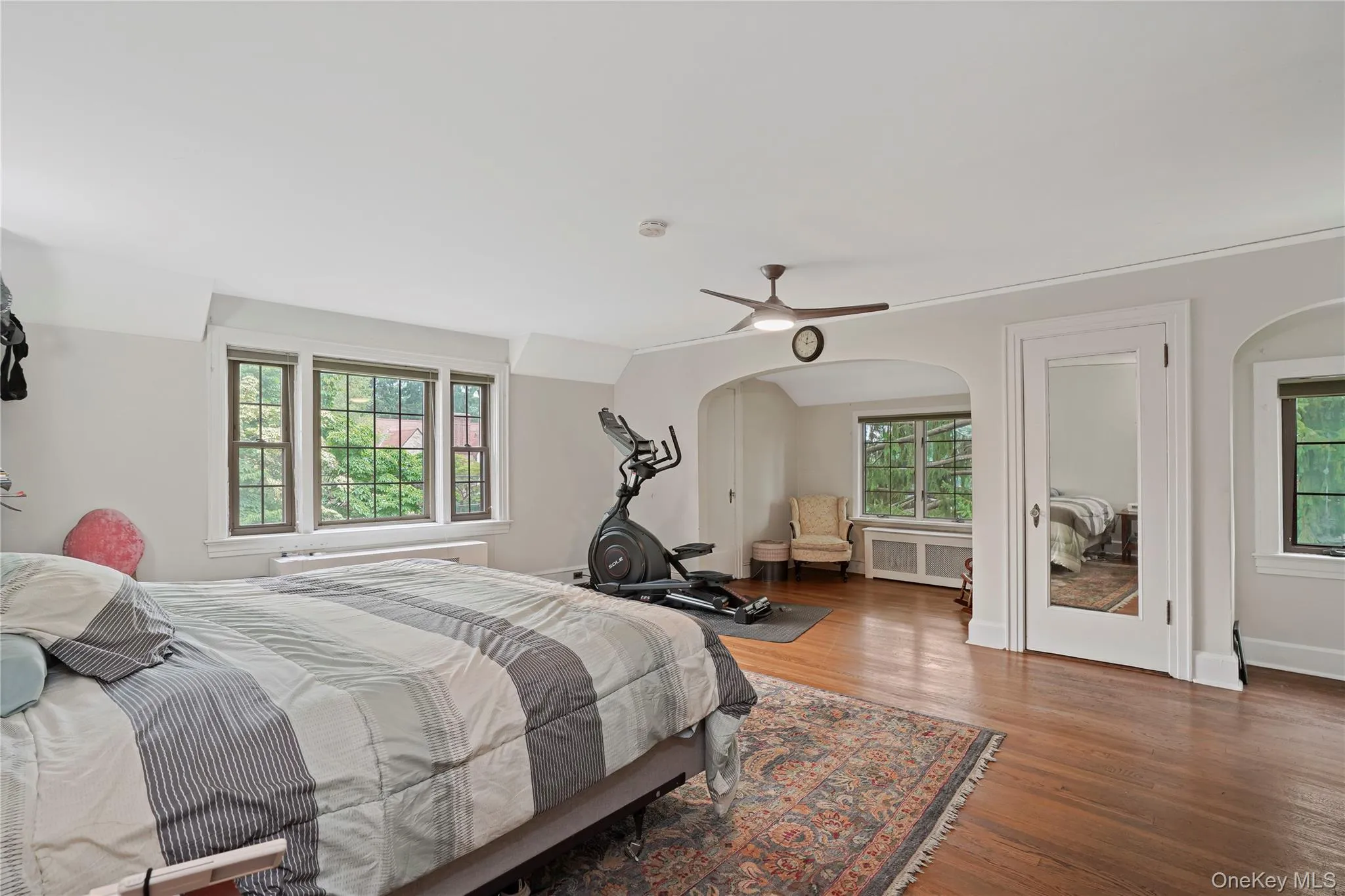 King Size Primary Bedroom With Three Closets King Size Primary Bedroom With Three Closets