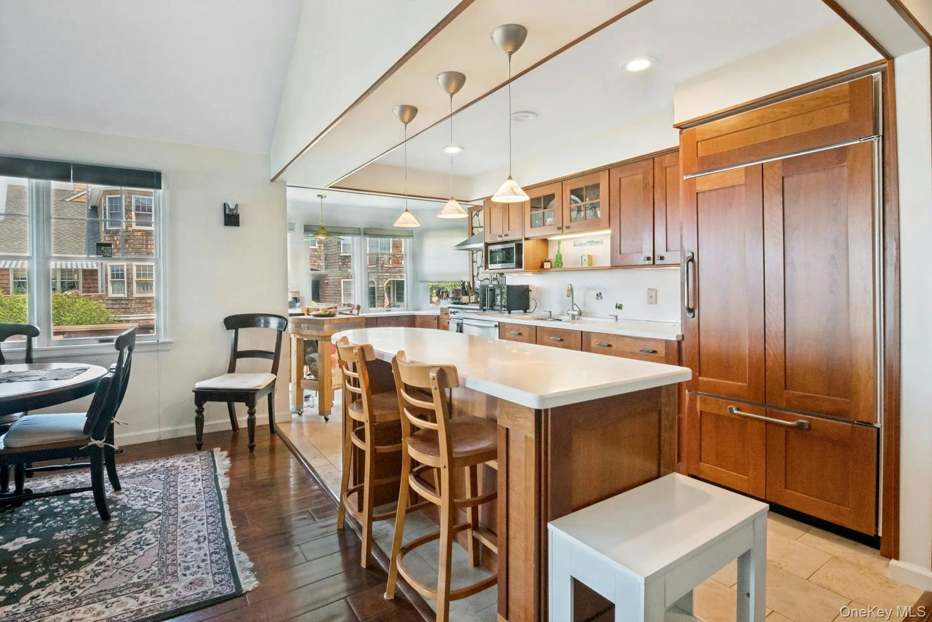 Updated kitchen with breakfast nook. Updated kitchen with breakfast nook.