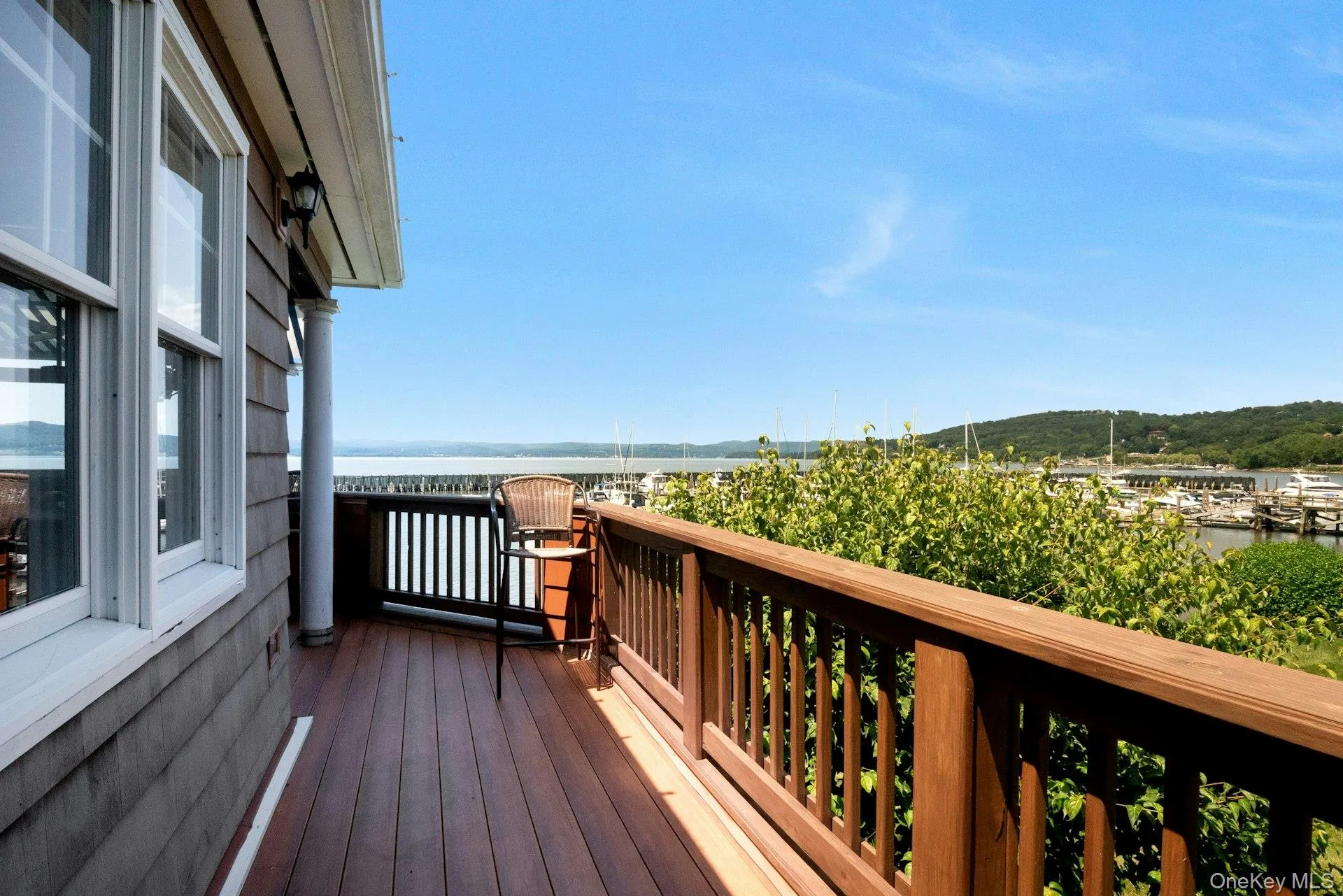 Trex wrap around deck with awning. Trex wrap around deck with awning.