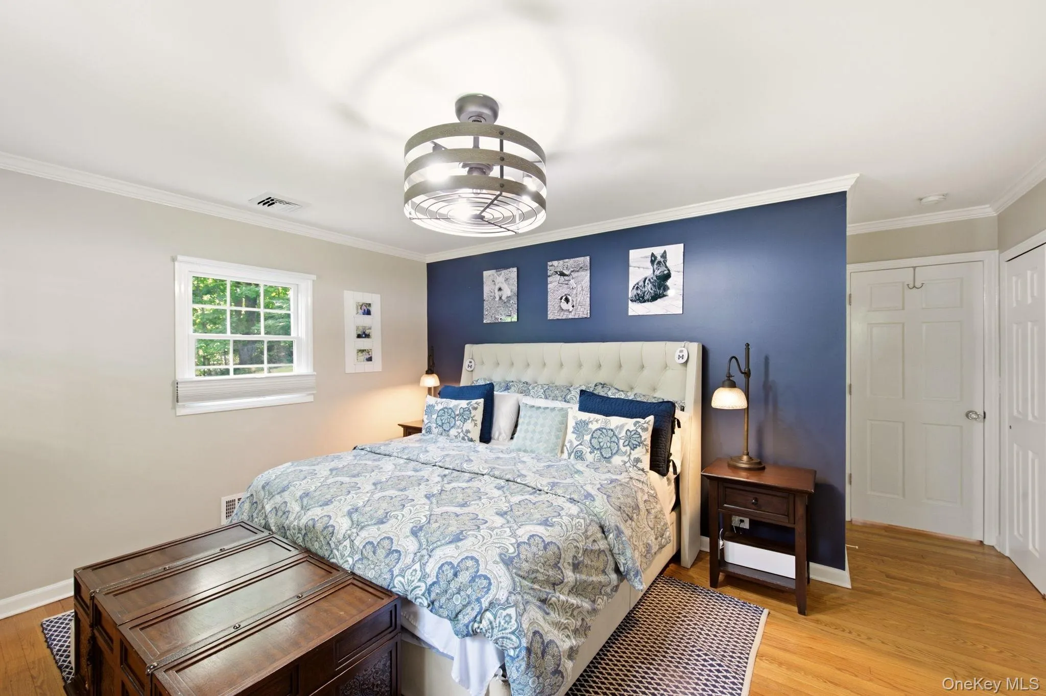 Accent Wall Highlights the Primary Bedroom Accent Wall Highlights the Primary Bedroom