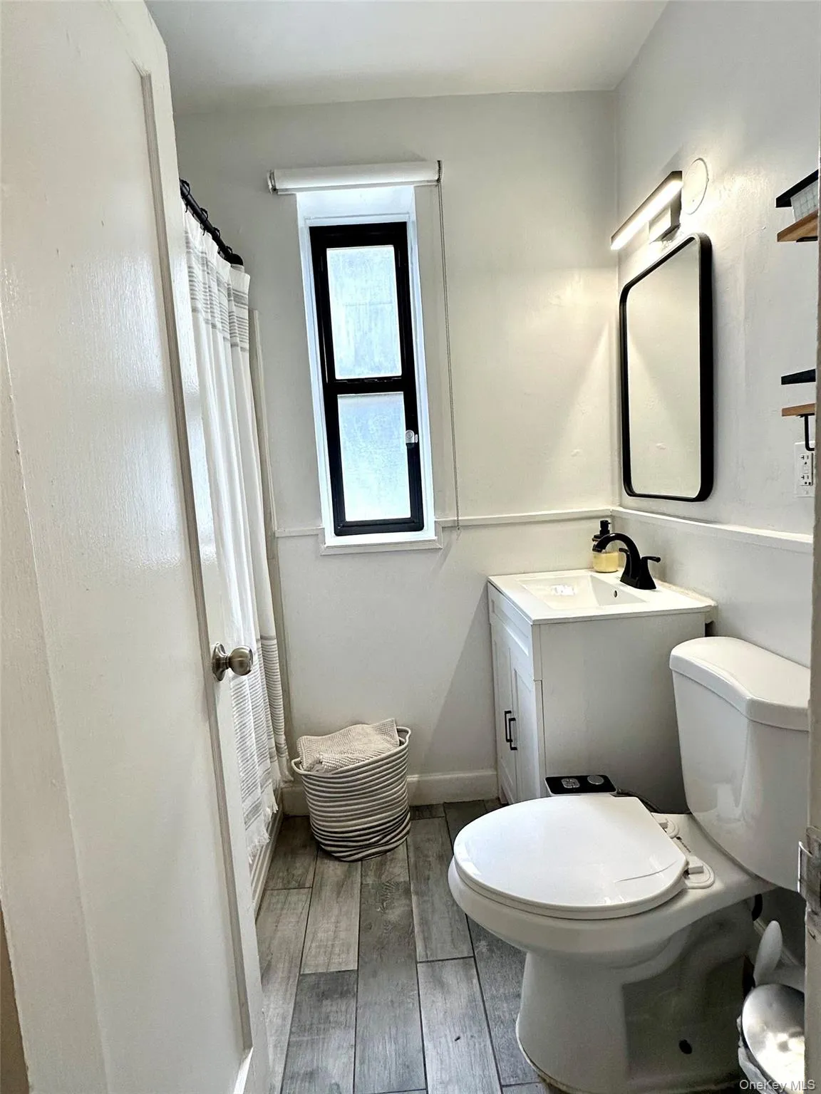 Renovated bathroom with new fixtures Renovated bathroom with new fixtures