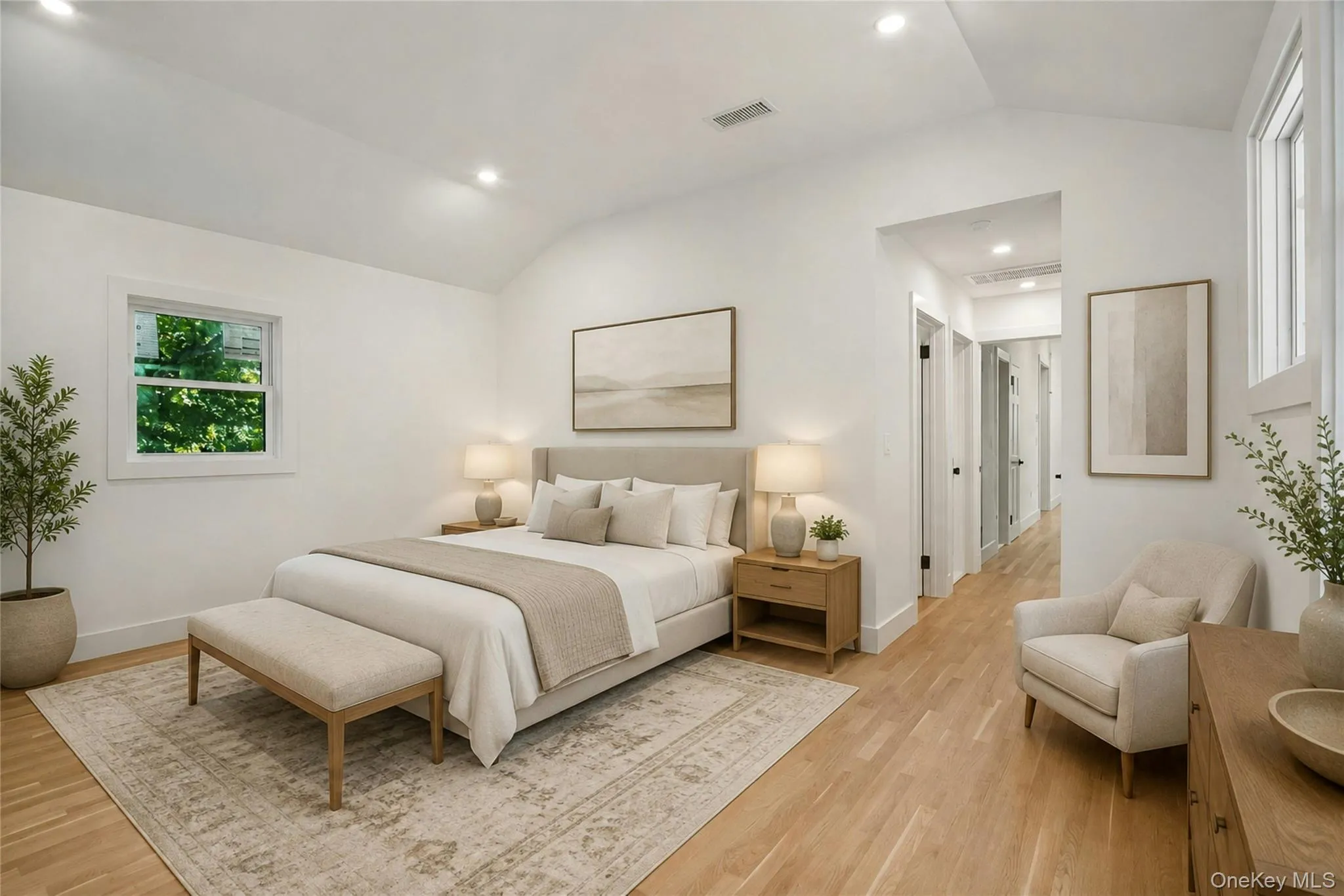 Primary Bedroom, virtually staged Primary Bedroom, virtually staged