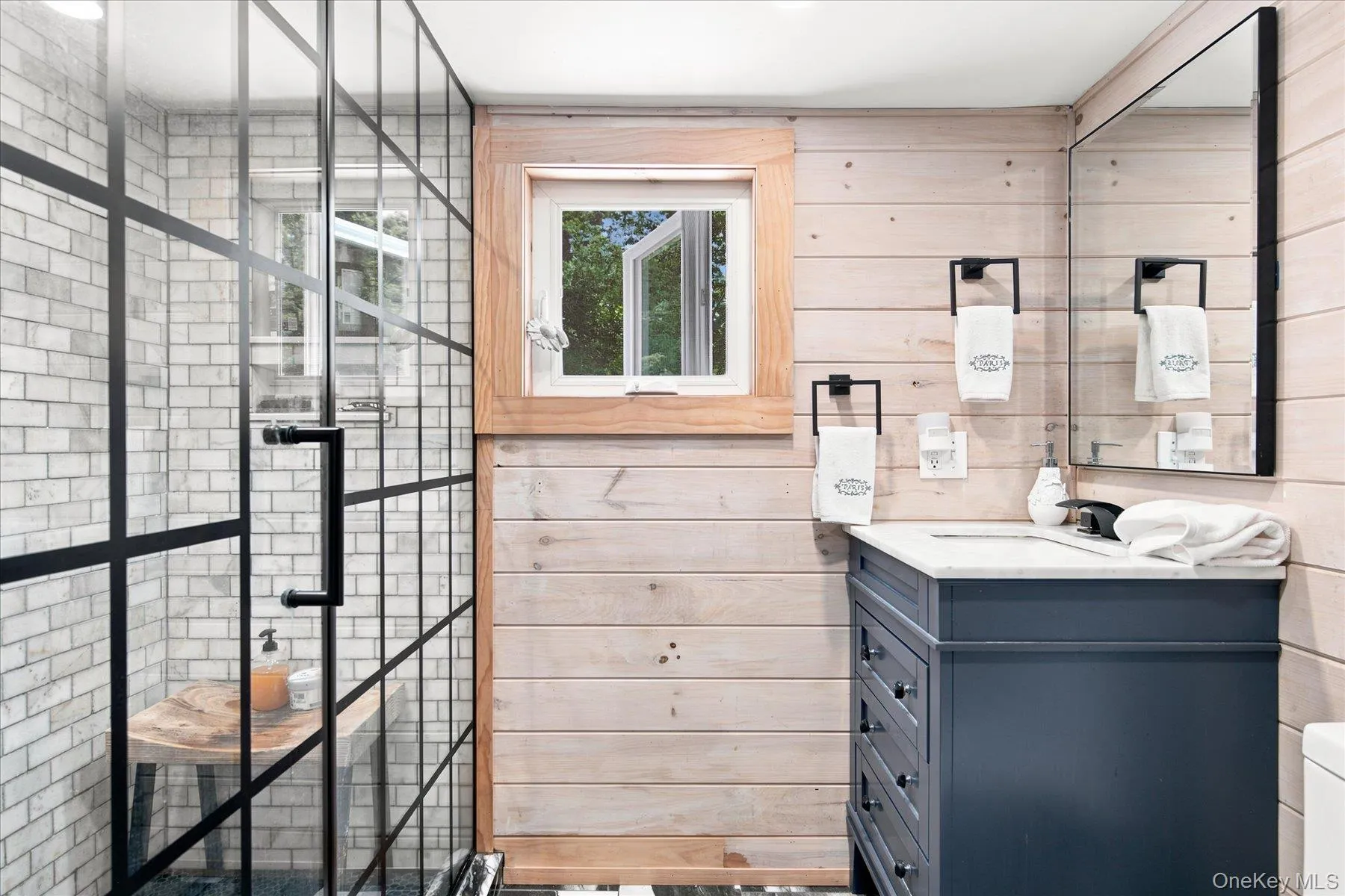 Brand new Primary bathroom with radiant heated floors Brand new Primary bathroom with radiant heated floors