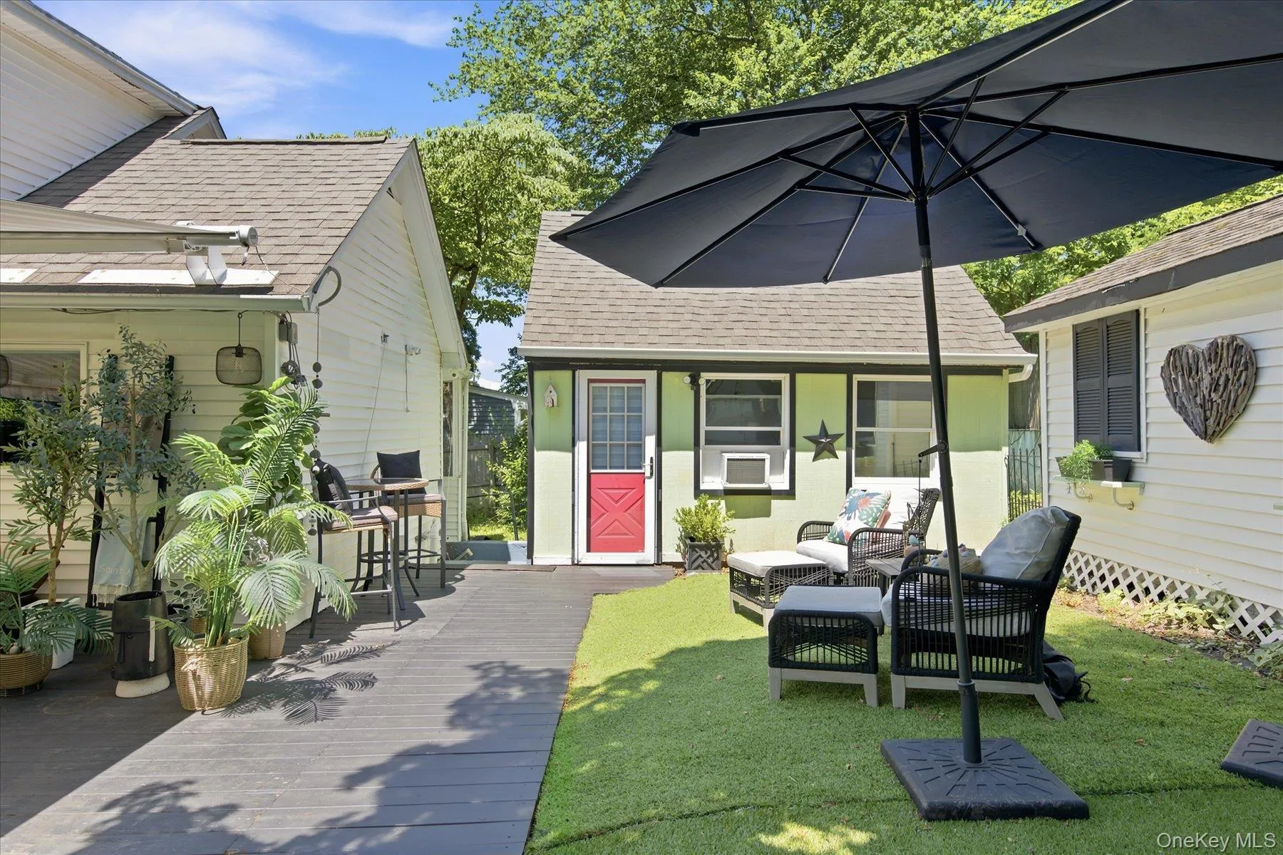 Outbuildings include a private workshop and garden shed Outbuildings include a private workshop and garden shed
