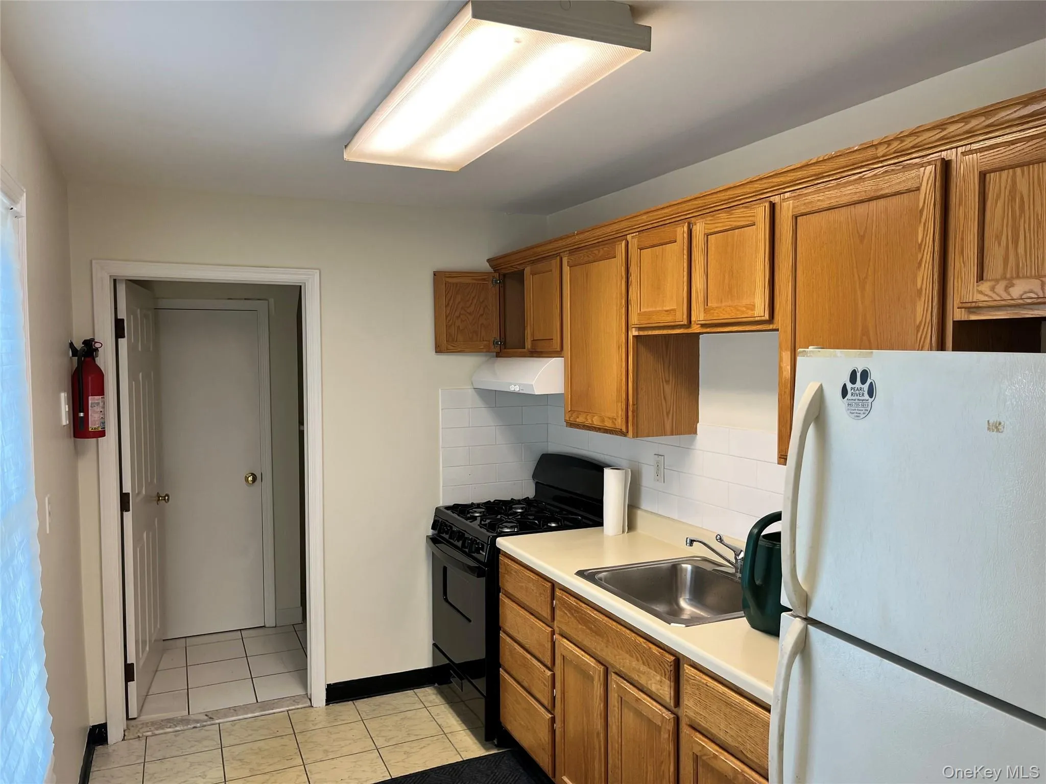 Kitchen with full stove and plenty of cabinet space Kitchen with full stove and plenty of cabinet space