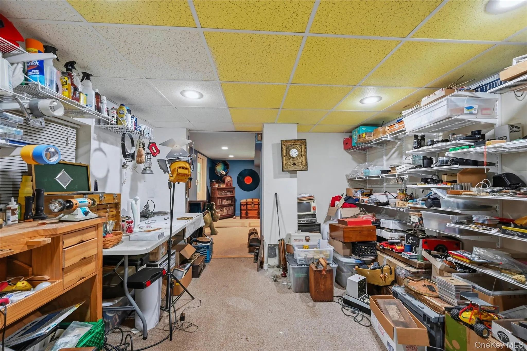 Expansive storage and workshop area providing exceptional space for hobbies, projects, and keeping everything neatly organized. Expansive storage and workshop area providing exceptional space for hobbies, projects, and keeping everything neatly organized.