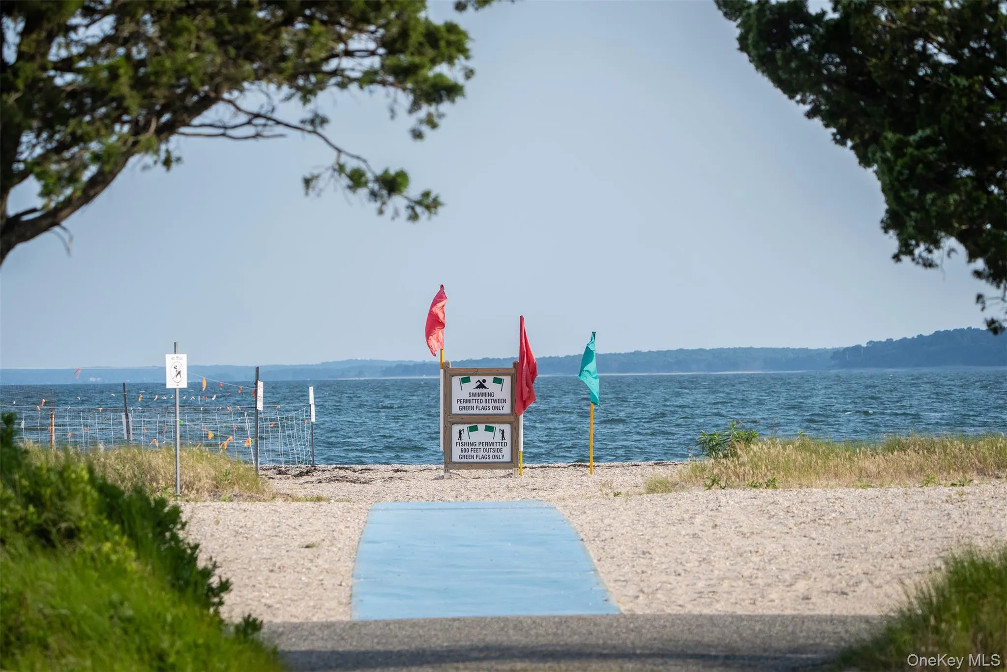 Orient Beach State Park has well marked beaches. Orient Beach State Park has well marked beaches.
