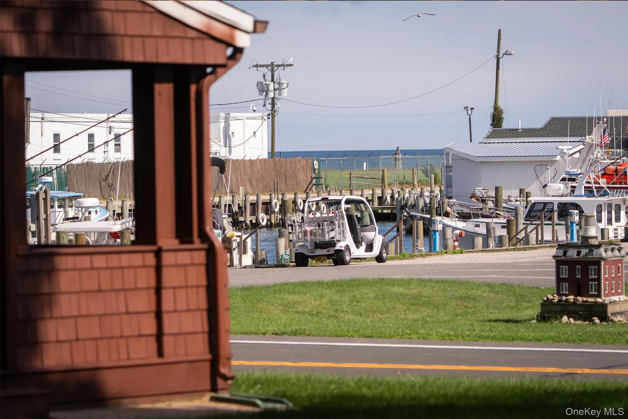 Views of the Duryea's Marina and water views across the street to the east. Views of the Duryea's Marina and water views across the street to the east.