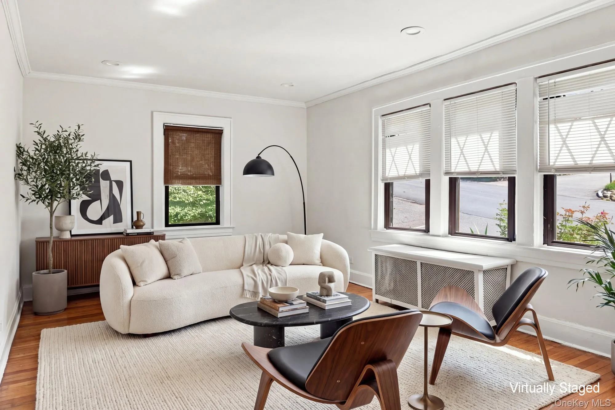 Staged living room Staged living room