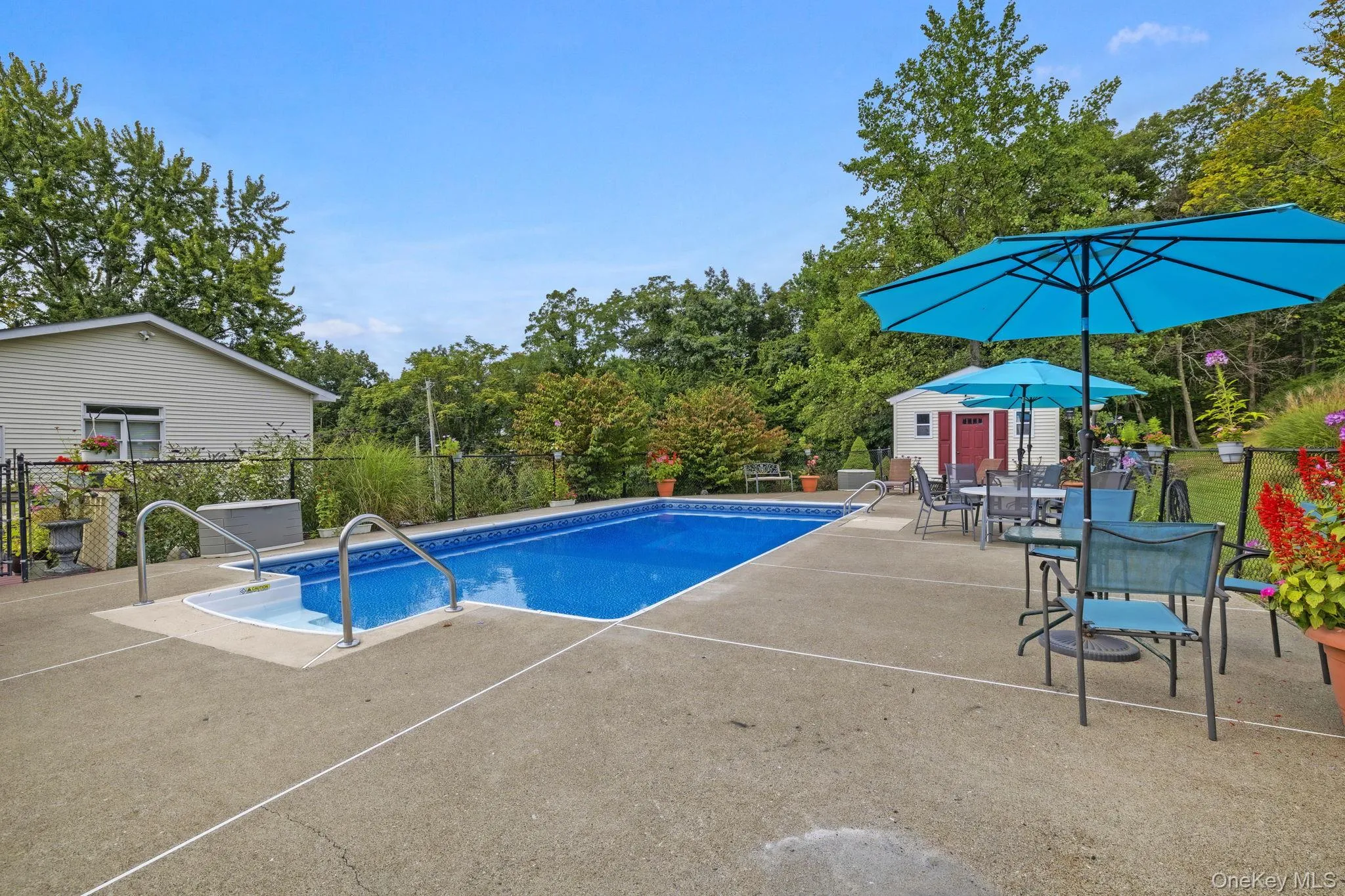 Our kids and their friends have enjoyed many a hot day in this pool! Our kids and their friends have enjoyed many a hot day in this pool!