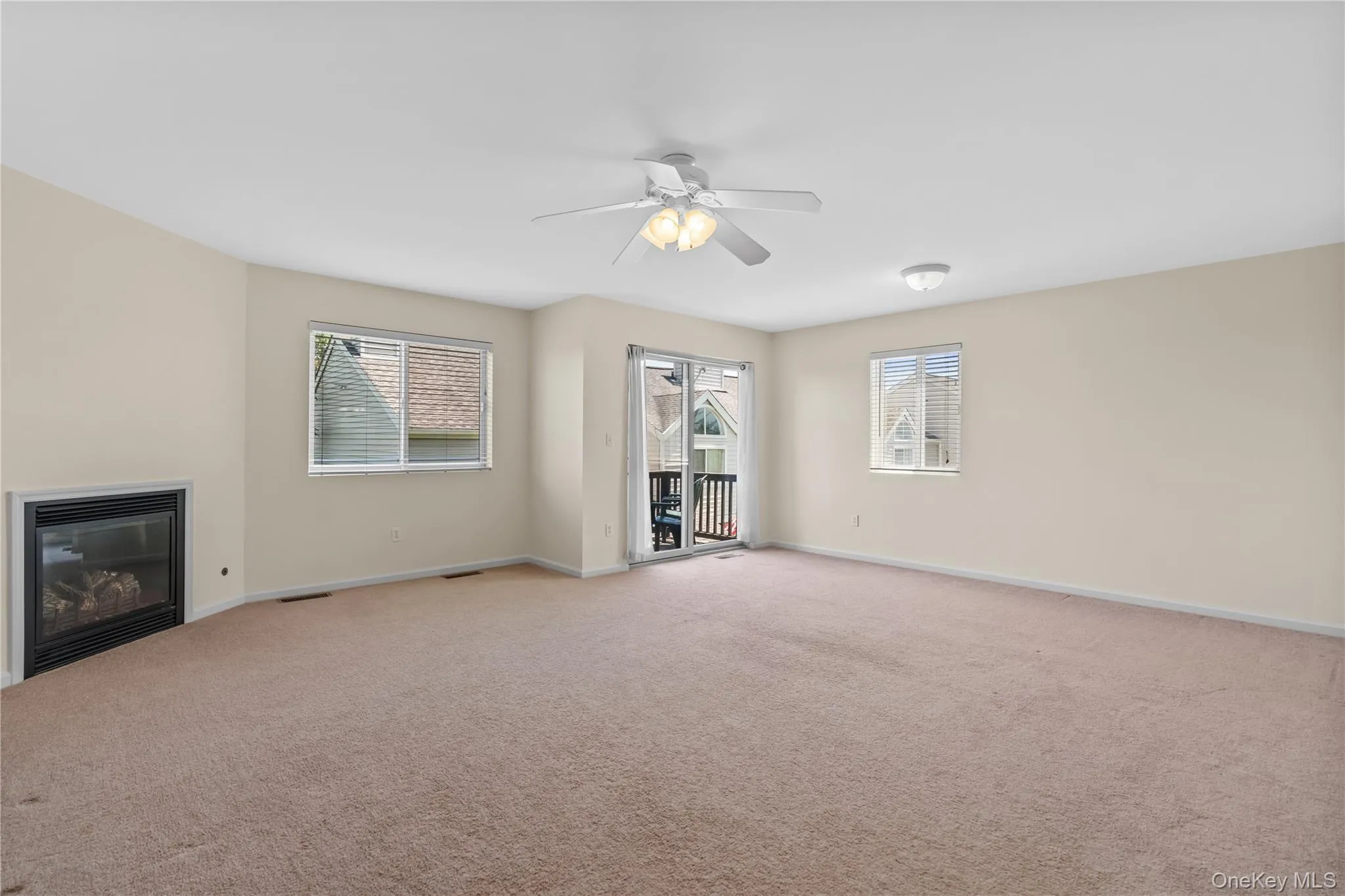 Oversized living/dining area is a great palette waiting for your design flair. Oversized living/dining area is a great palette waiting for your design flair.