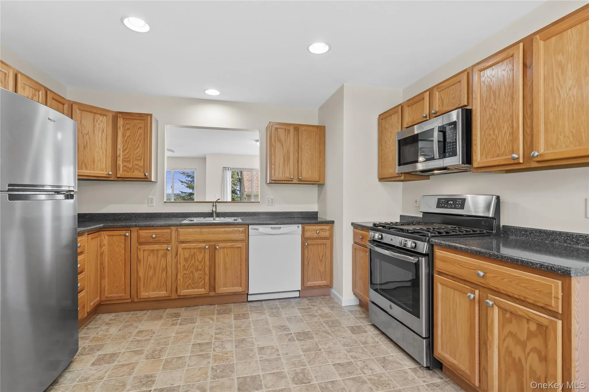 Oversized eat-in-kitchen is pristine and exceptionally functional. Oversized eat-in-kitchen is pristine and exceptionally functional.