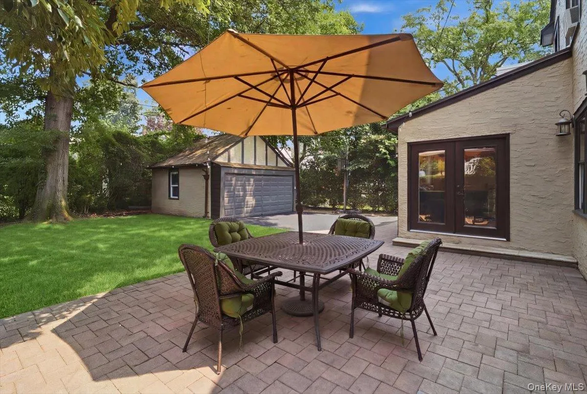View of patio and backyard 60 x 125 lot View of patio and backyard 60 x 125 lot