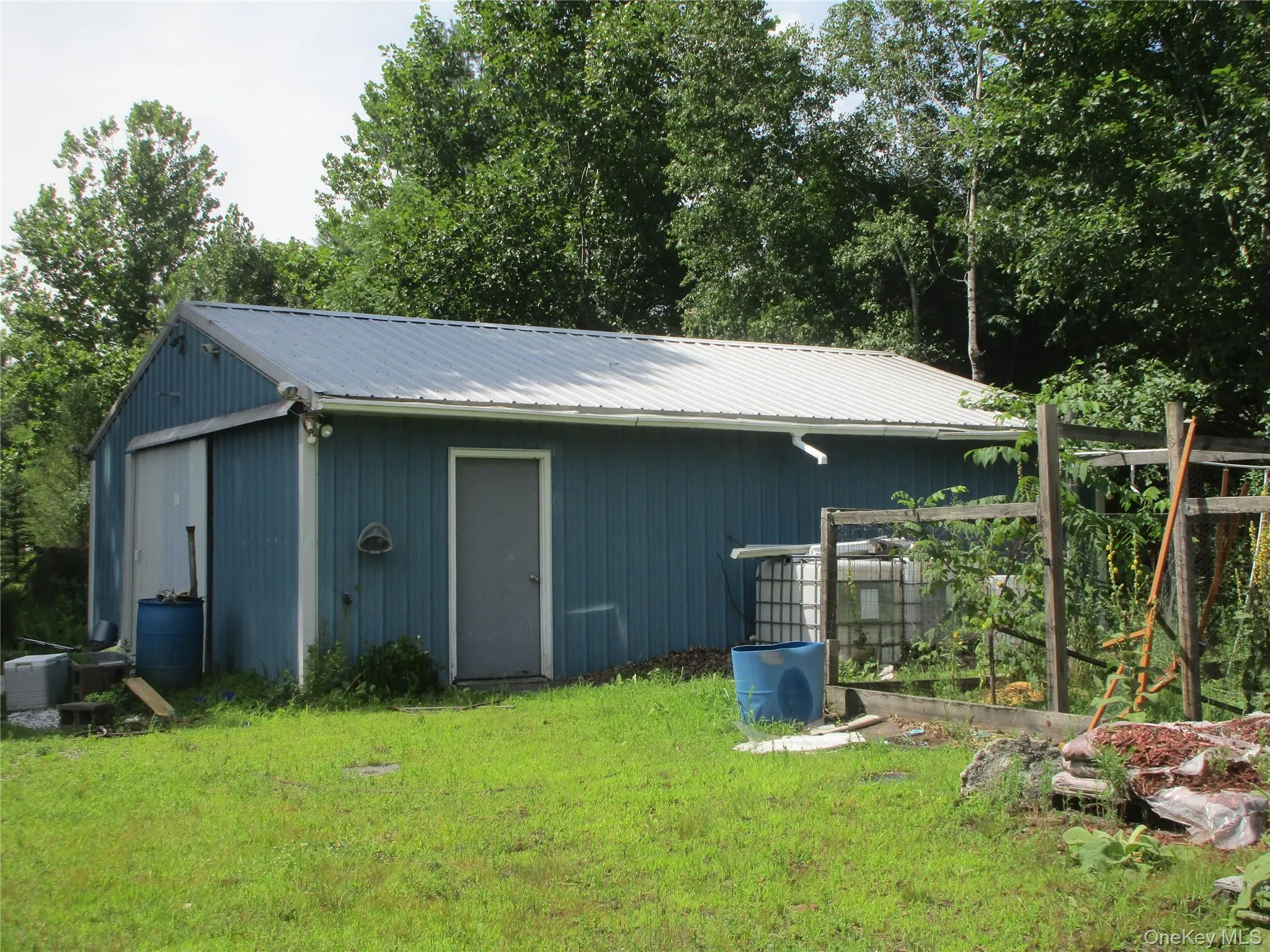 Pole Barn on upper field by garden area Pole Barn on upper field by garden area