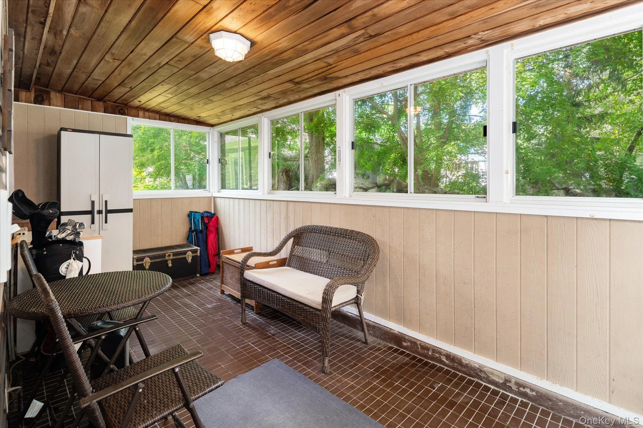 Enclosed Porch off patio Enclosed Porch off patio