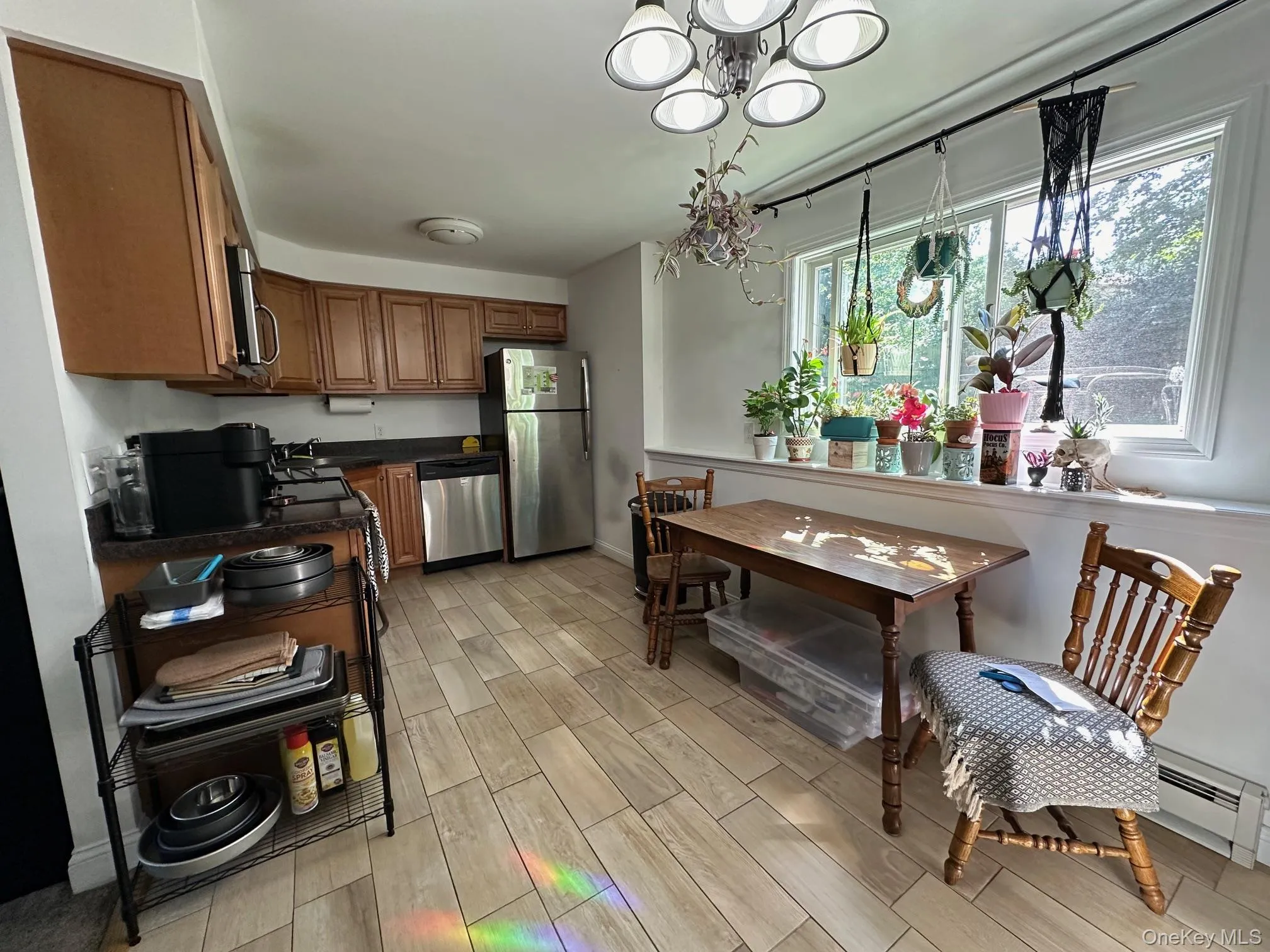 Kitchen with stainless steel appliances Kitchen with stainless steel appliances