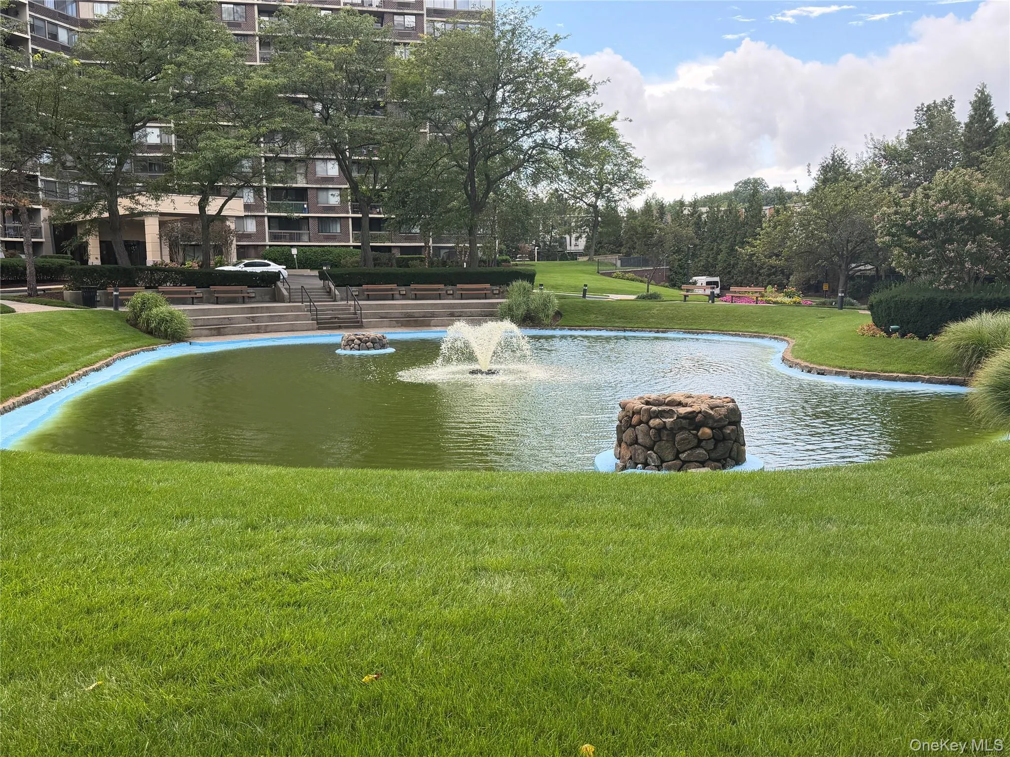 PEACEFUL POND WITH WATERFALL PEACEFUL POND WITH WATERFALL