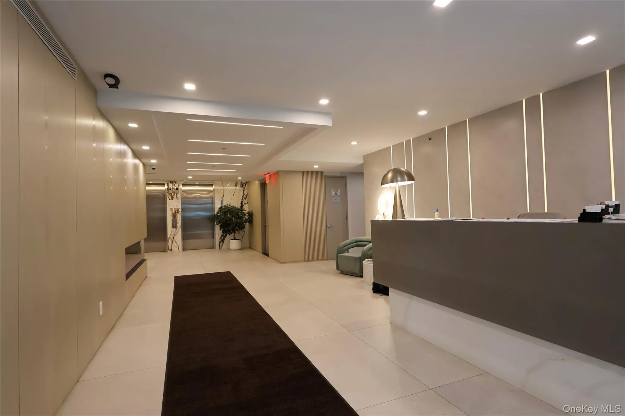 Reception featuring recessed lighting Reception featuring recessed lighting