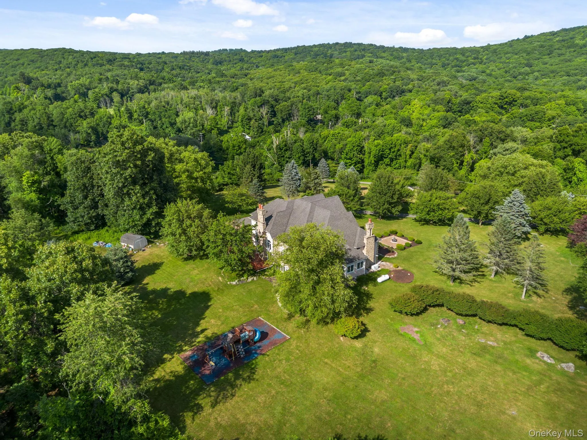 Sweeping mountain vistas provide a stunning backdrop to this private country estate Sweeping mountain vistas provide a stunning backdrop to this private country estate