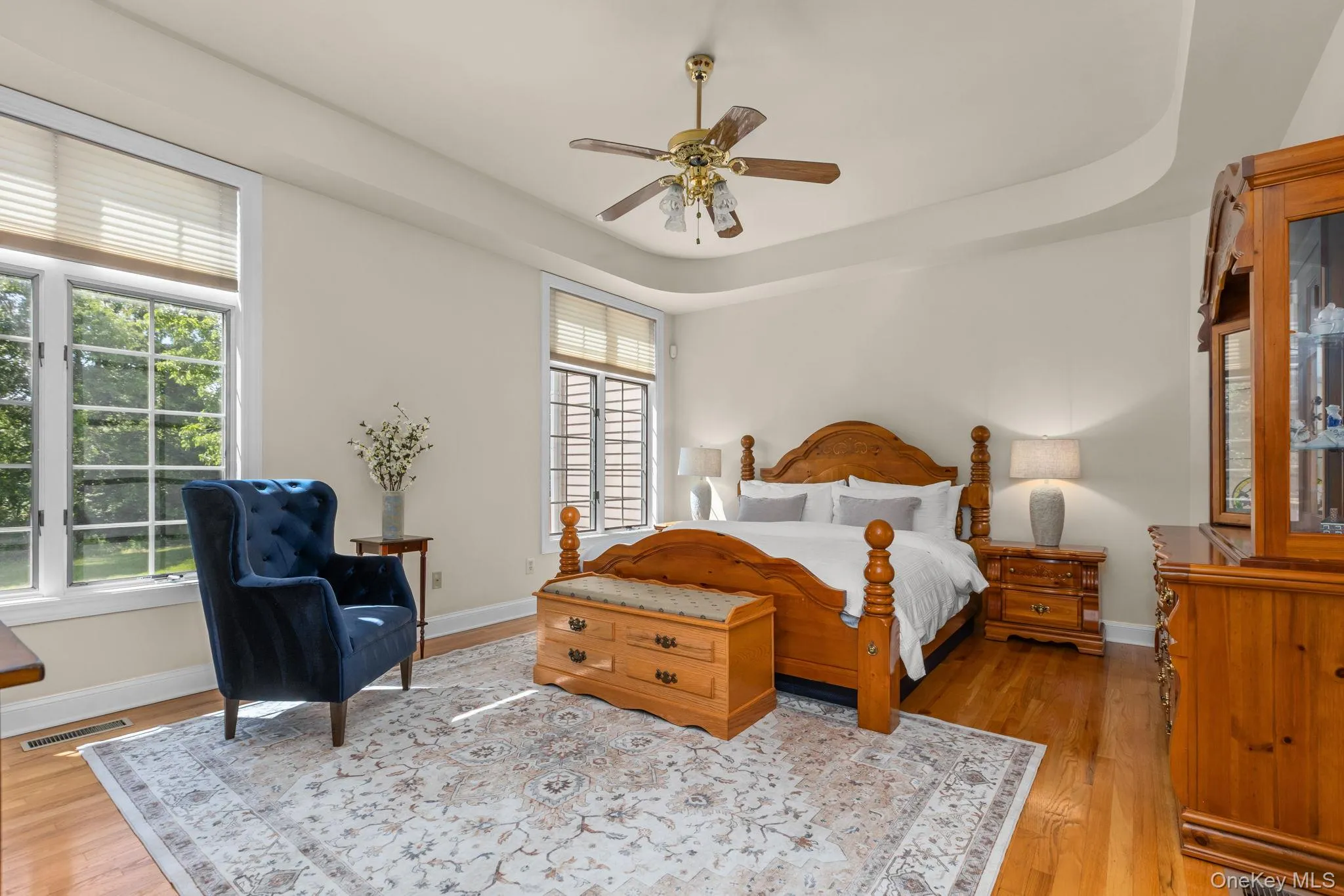 Enjoy the convenience of a first-floor primary suite, thoughtfully designed as a private retreat. Enjoy the convenience of a first-floor primary suite, thoughtfully designed as a private retreat.