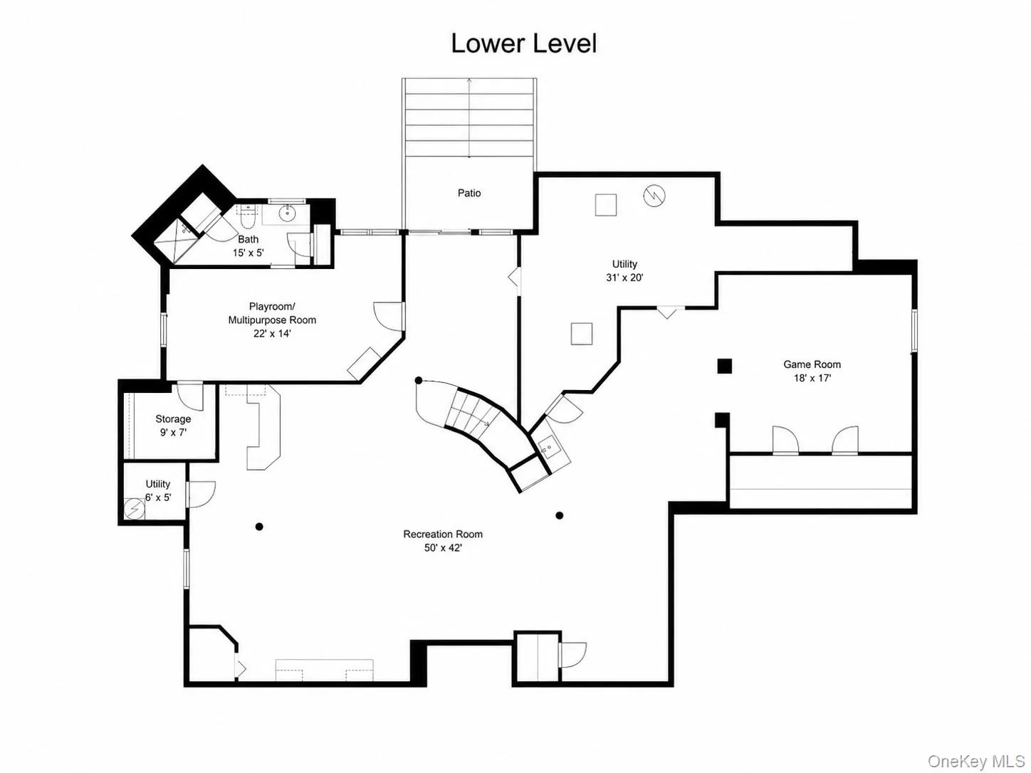 Lower level-square footage not guaranteed as accurate Lower level-square footage not guaranteed as accurate
